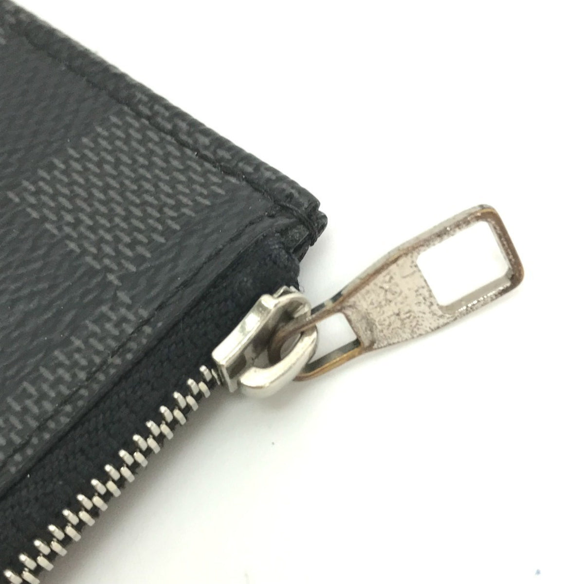 Louis Vuitton Black Damier Graphite Coin Purse/Coin Case (Pre-Owned)