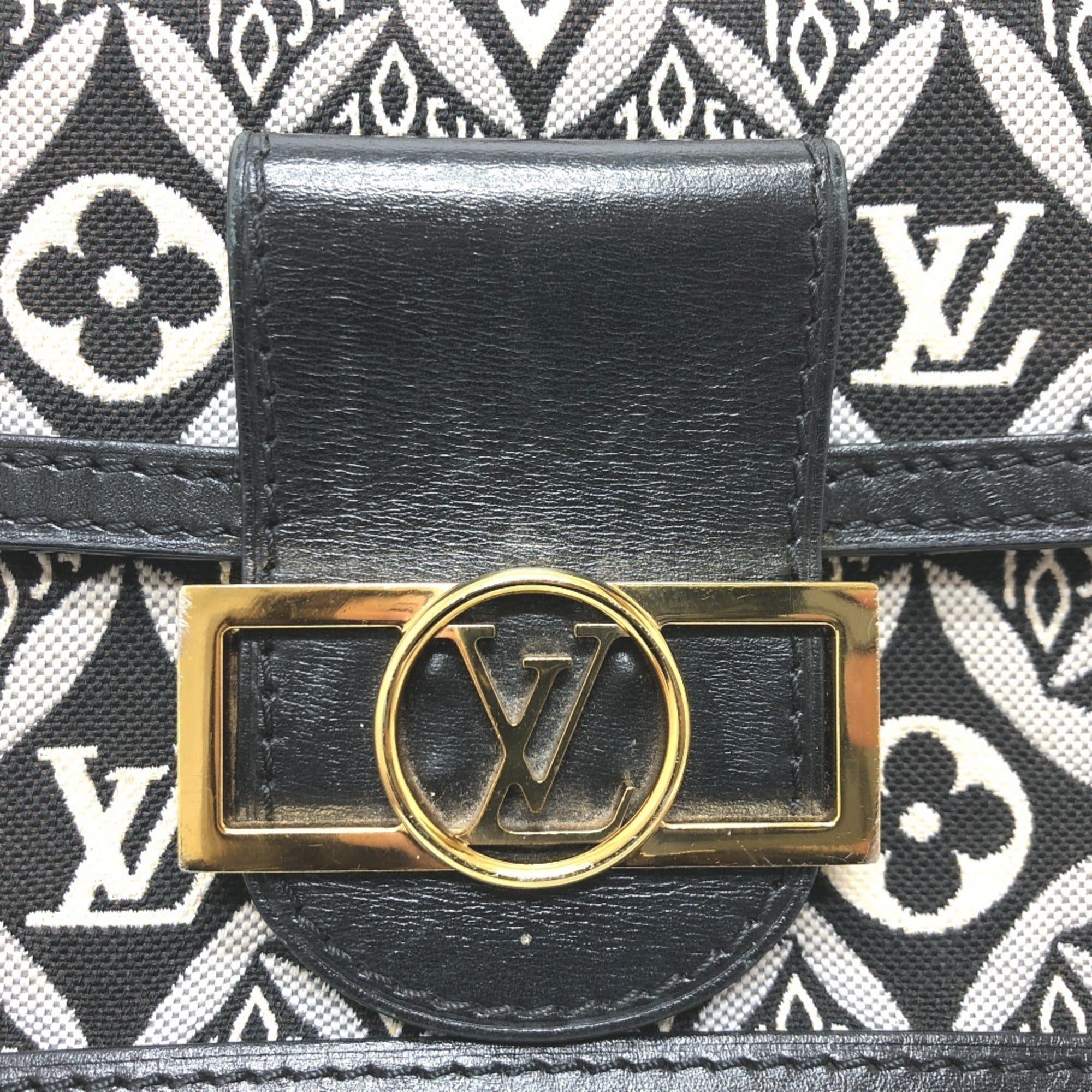 Louis Vuitton Navy Canvas Shoulder Bag (Pre-Owned)
