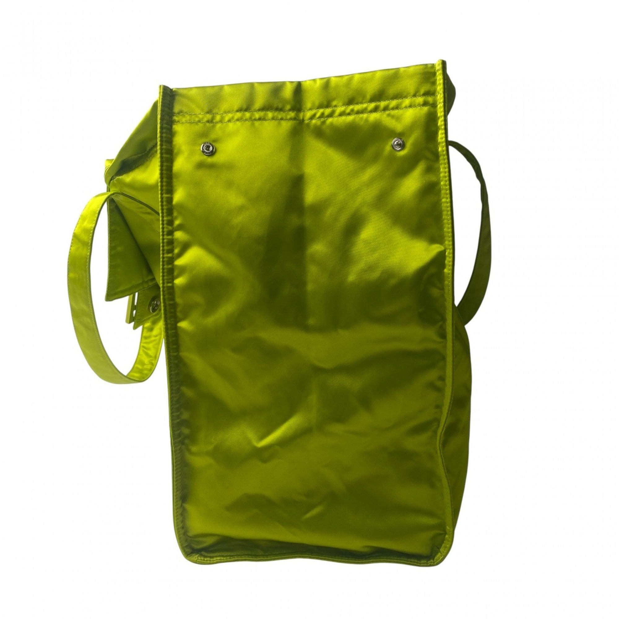 Fendi Green Yellow Nylon Eco-Bag Tote Bag (Pre-Owned)