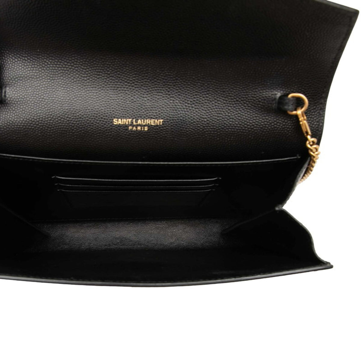 Saint Laurent Black Leather Shoulder Bag (Pre-Owned)