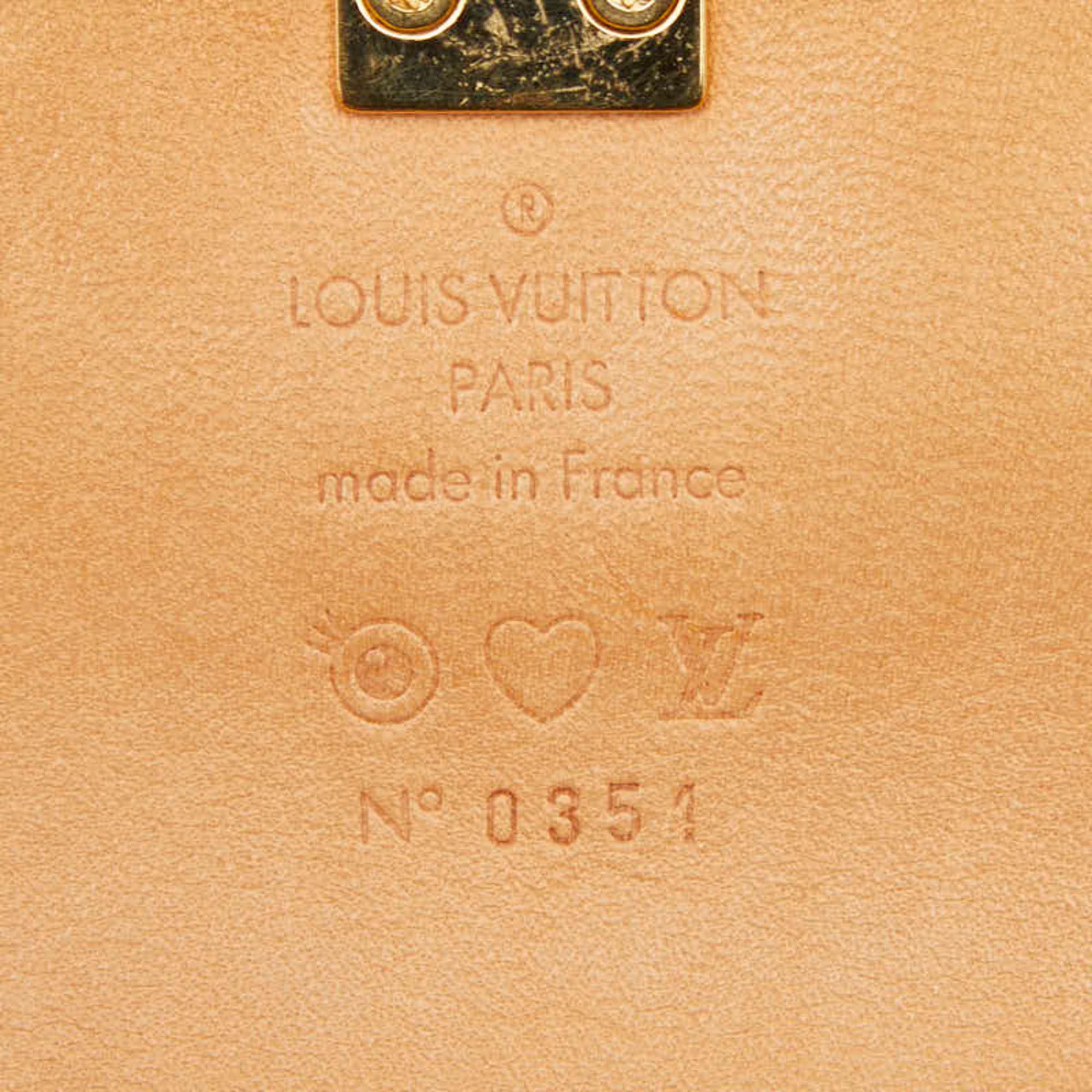 Louis Vuitton Blanc White Pvc Leather Pochette Shoulder Bag (Pre-Owned)