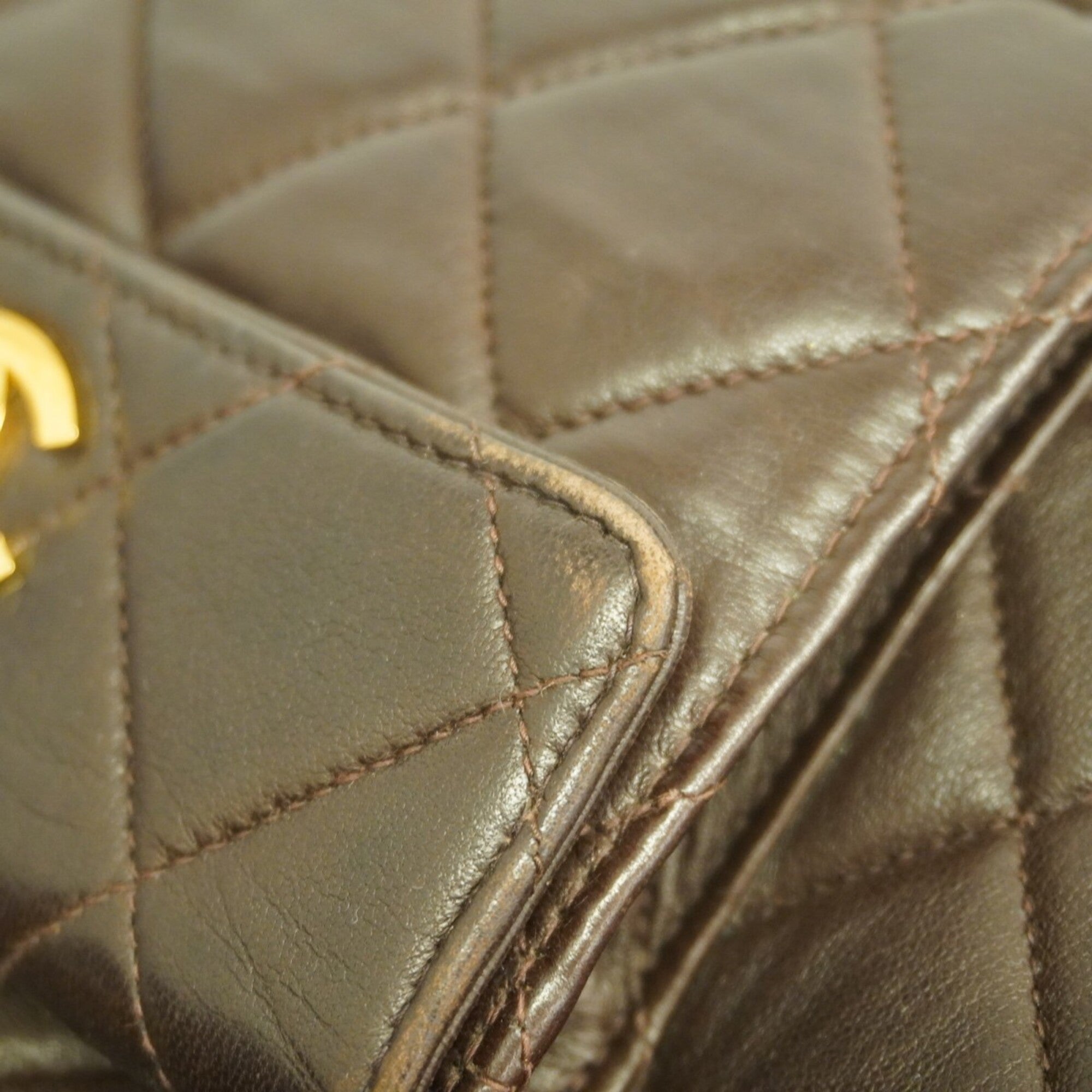 Chanel Brown Leather Backpack (Pre-Owned)