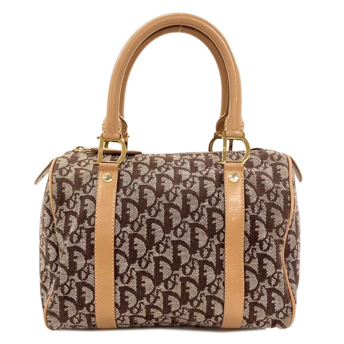 Christian Dior Brown Canvas Handbag (Pre-Owned)