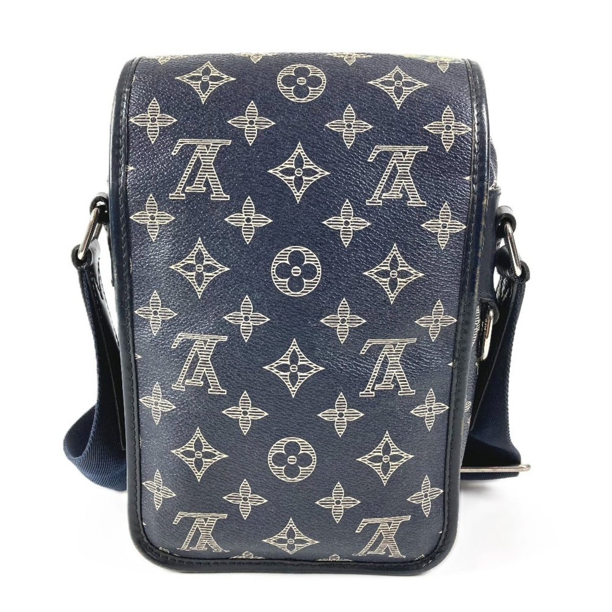 Louis Vuitton Monogram Savane Navy Pochette Shoulder Bag (Pre-Owned)