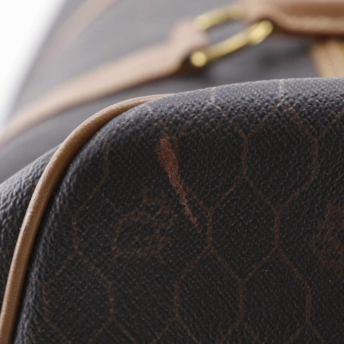 Christian Dior Brown Pvc Boston Bag (Pre-Owned)