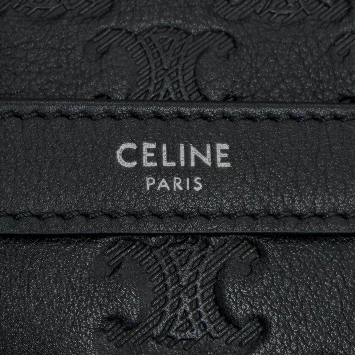 Celine Black Leather Shoulder Bag (Pre-Owned)