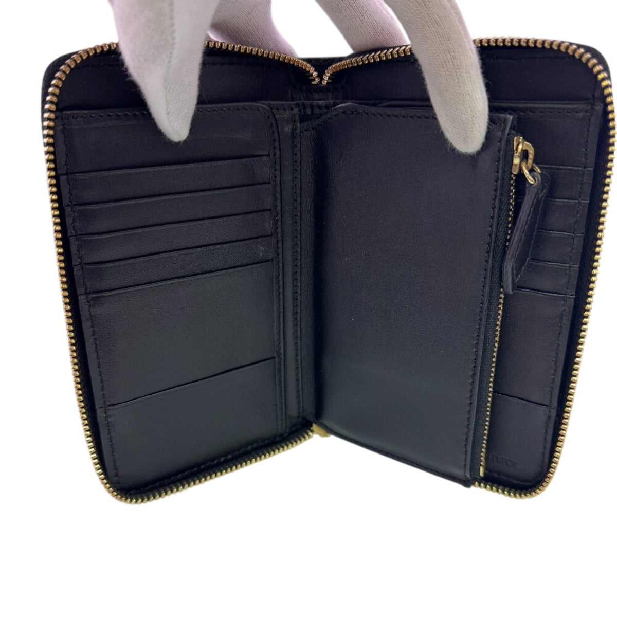 Burberry Black Leather Wallet (Bi-Fold) (Pre-Owned)