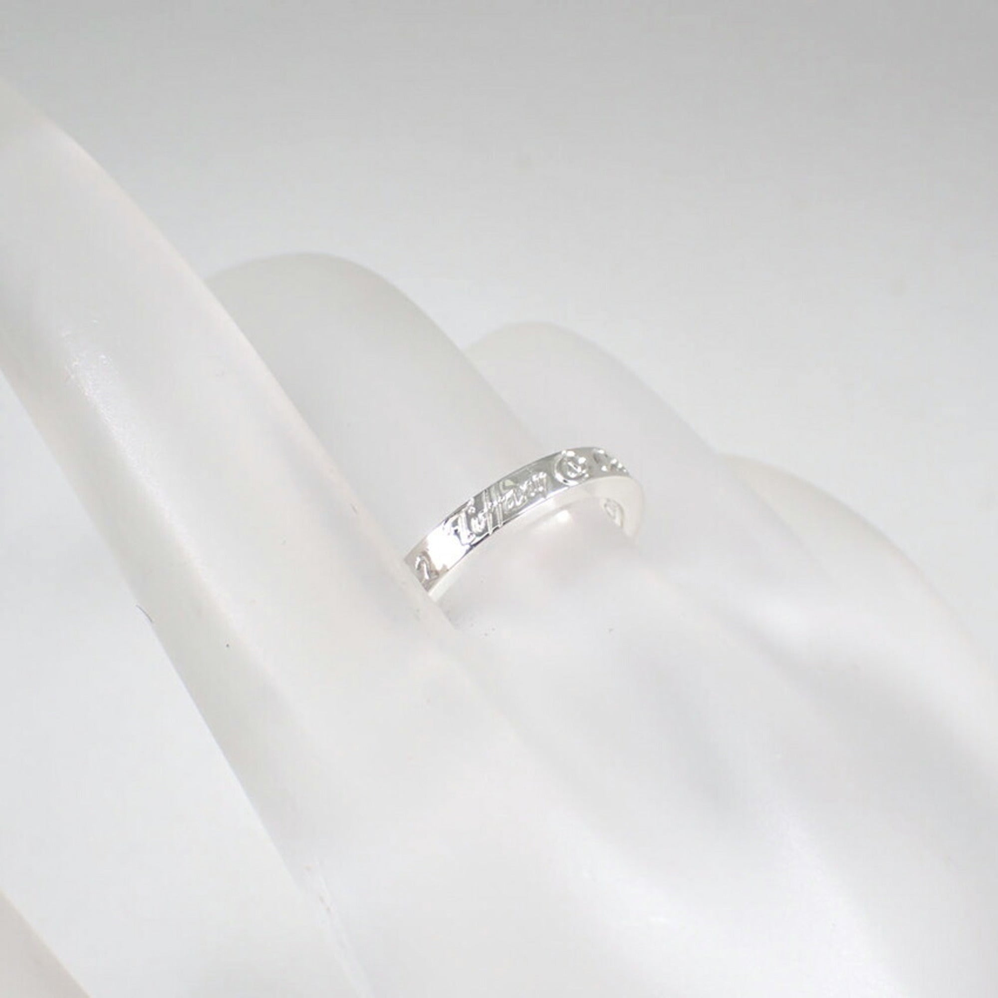 Tiffany Sterling Silver 925 Band Ring (Pre-Owned)
