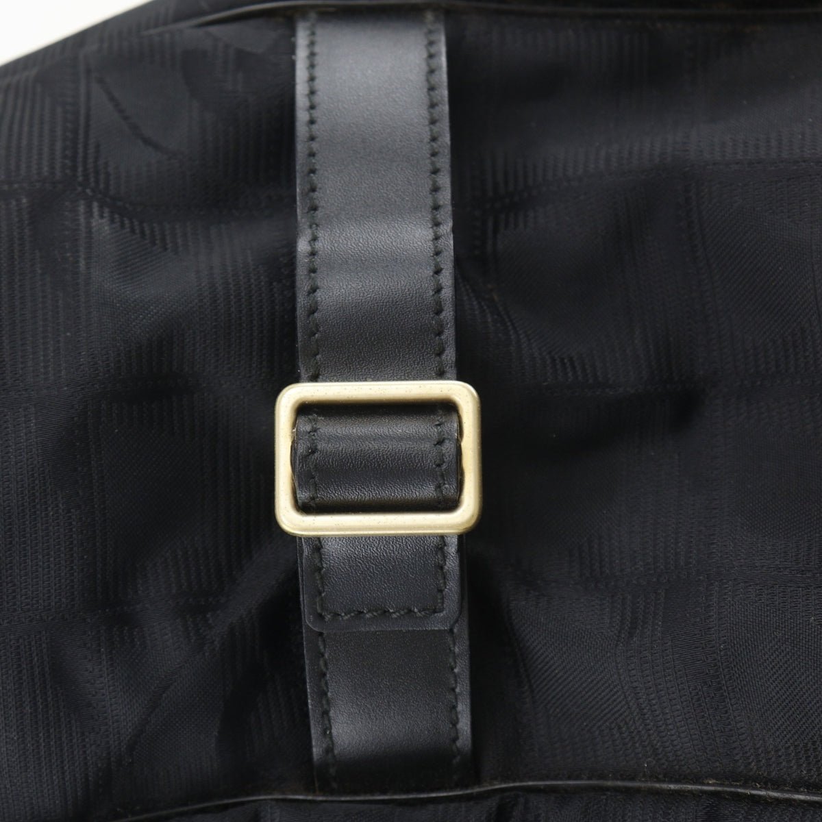Chanel Black Nylon Canvas Tote Bag (Pre-Owned)