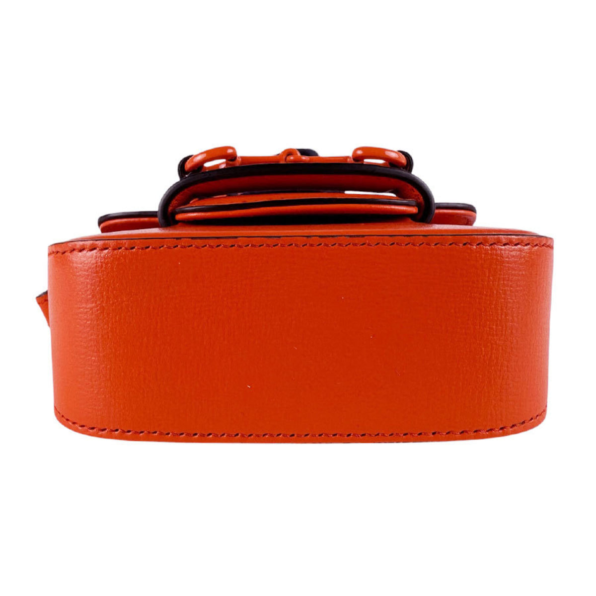 Gucci Orange Leather Shoulder Bag (Pre-Owned)