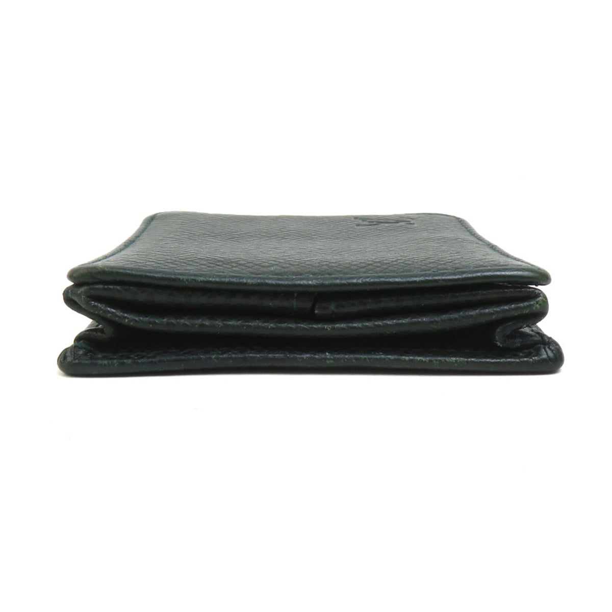 Louis Vuitton Dark Green Taiga Leather Coin Purse/Coin Case (Pre-Owned)