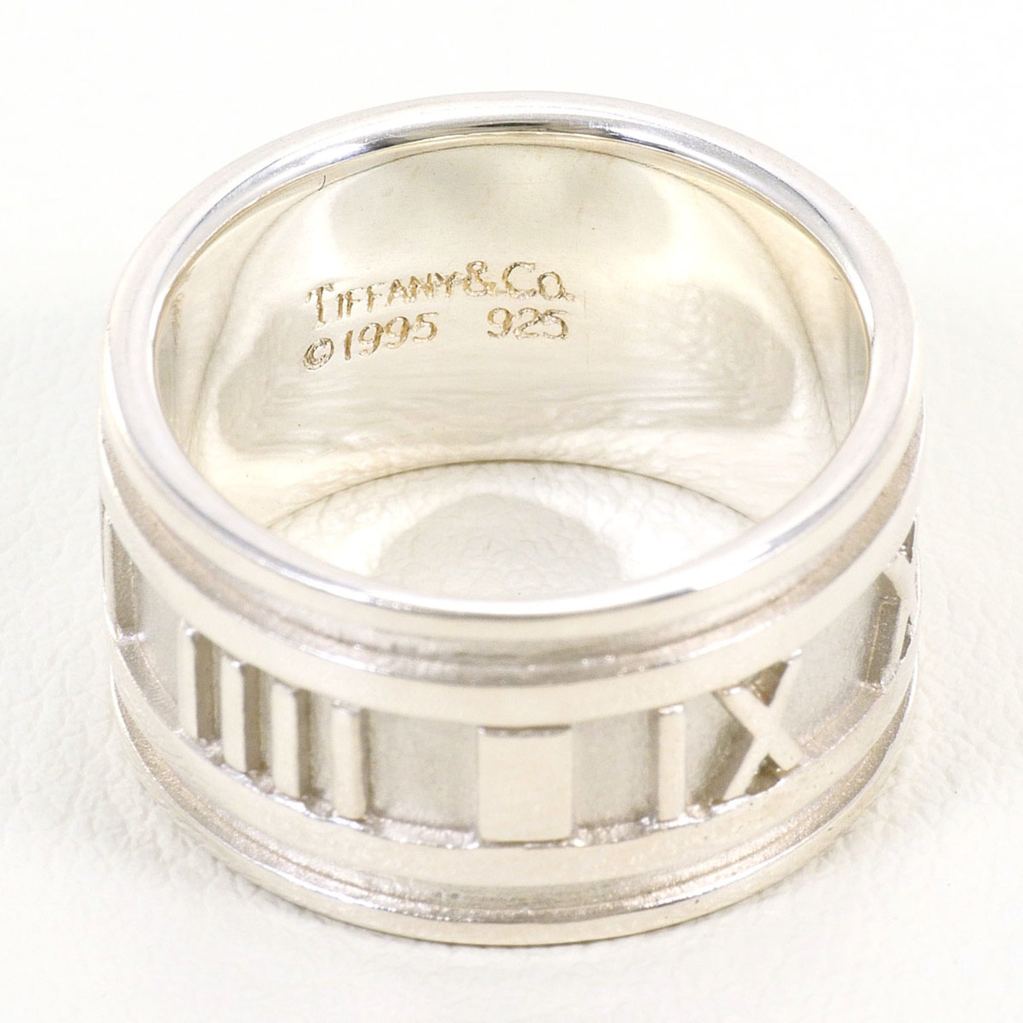 Tiffany Silver Silver 925 Band Ring (Pre-Owned)