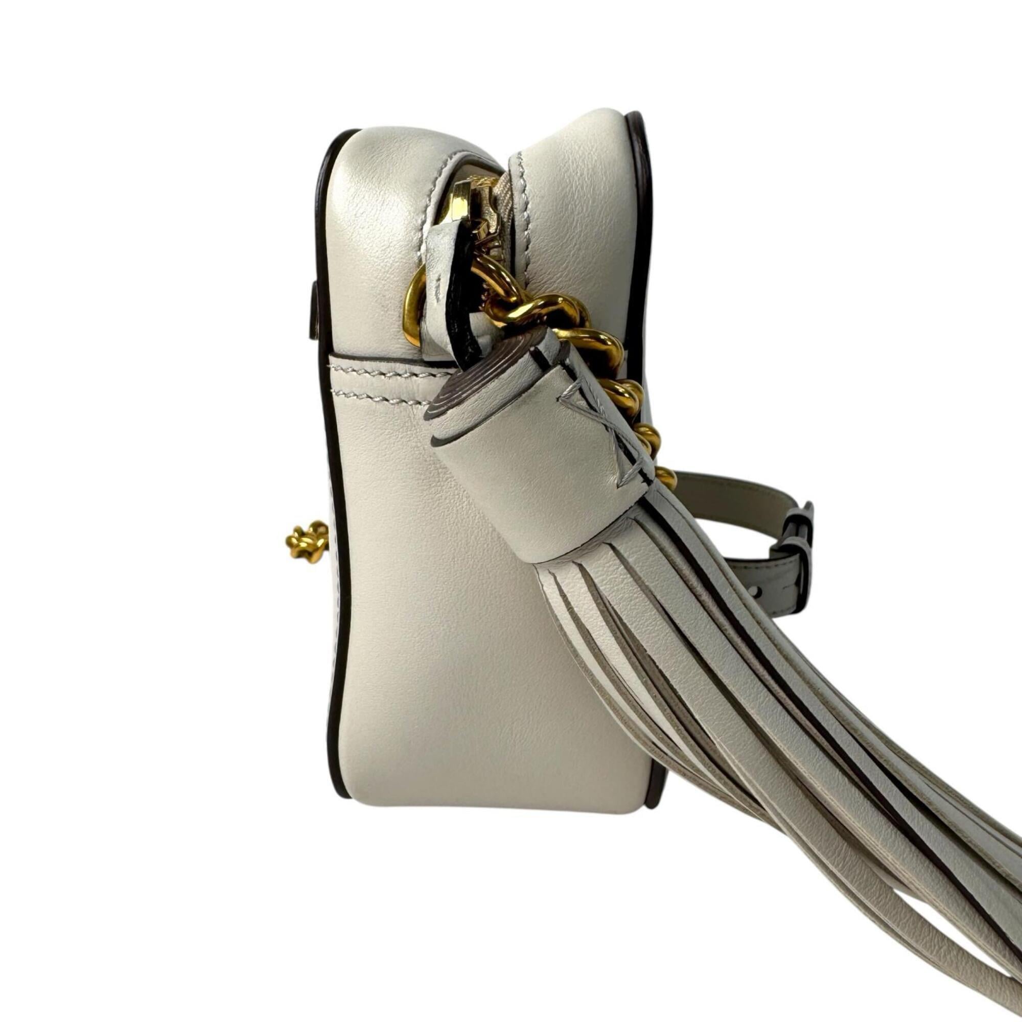 Anya Hindmarch Ivory Leather Shoulder Bag (Pre-Owned)