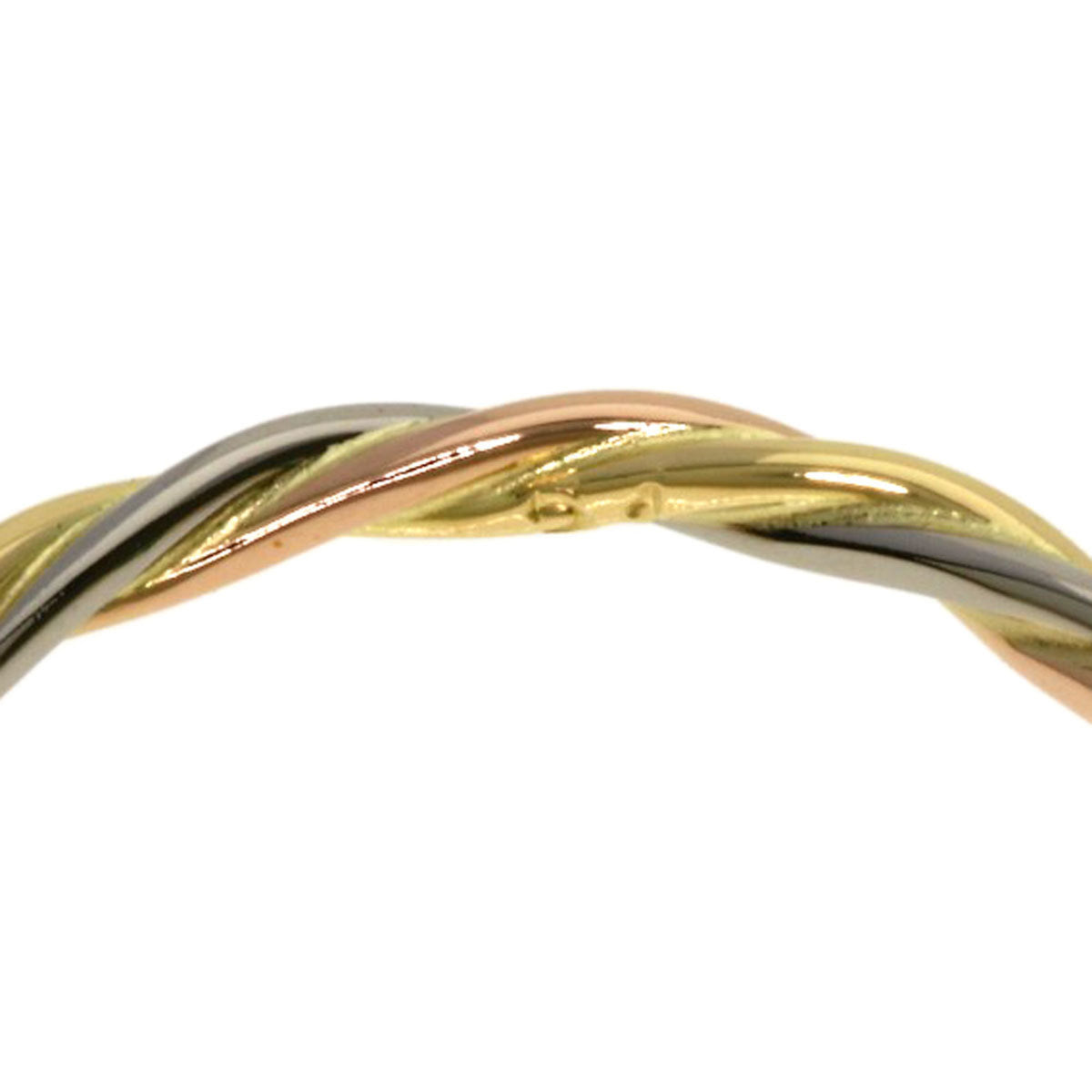 Cartier Pink White Yellow Band Ring (Pre-Owned)
