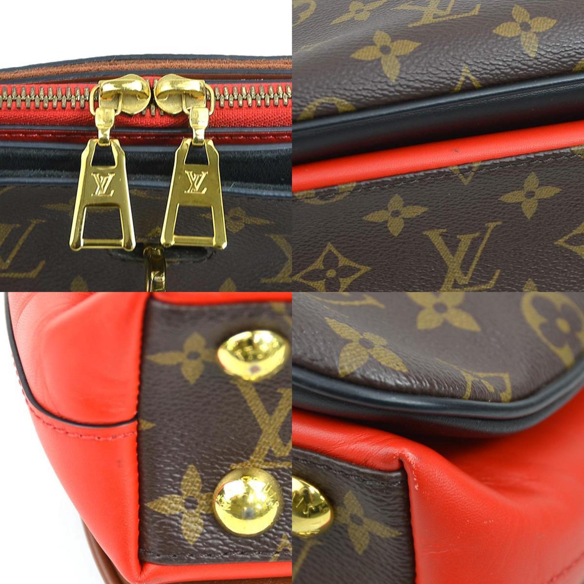 Louis Vuitton Monogram Noir Rouge Monogram Handbag Shoulder Bag (Pre-Owned)