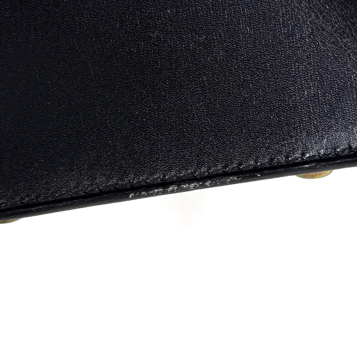 Hermes Kelly Black Box Calf Leather Handbag (Pre-Owned)