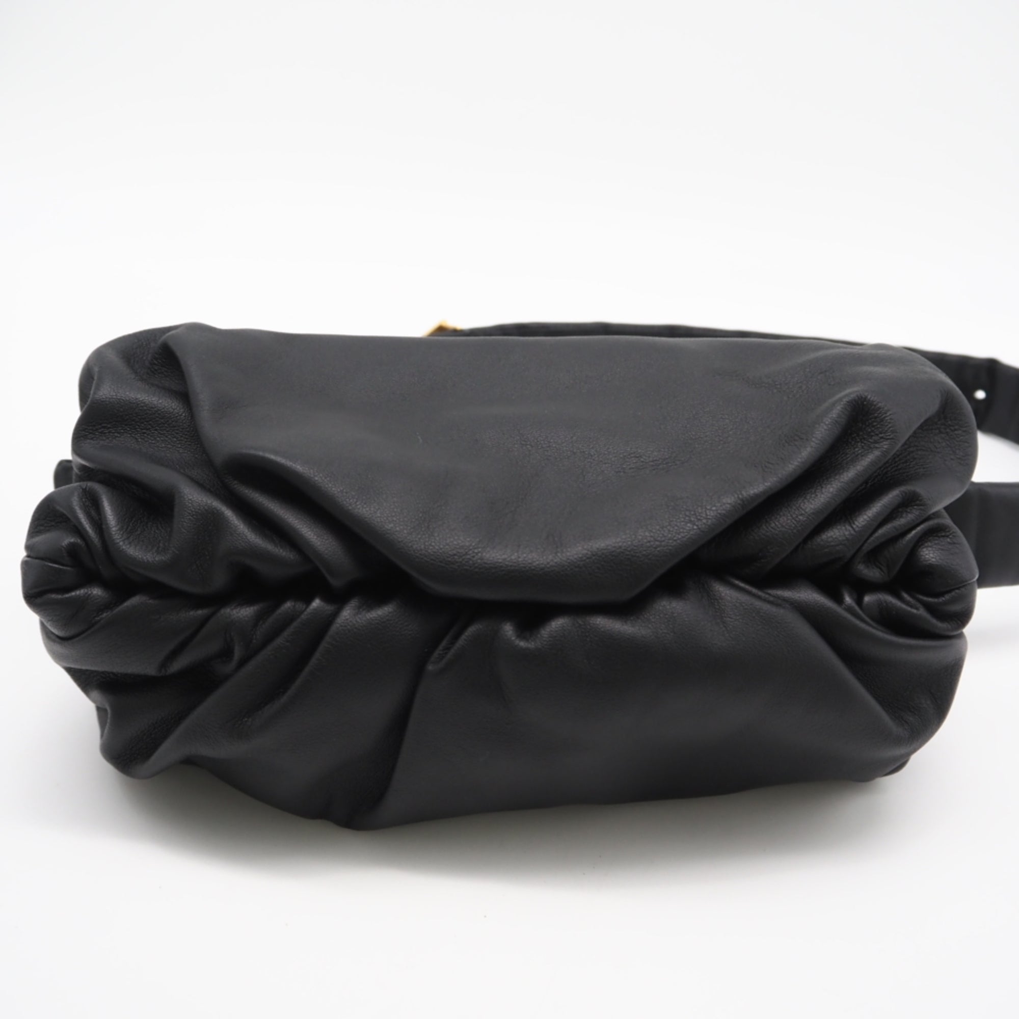 Bottega Veneta Black Nylon Handbag (Pre-Owned)