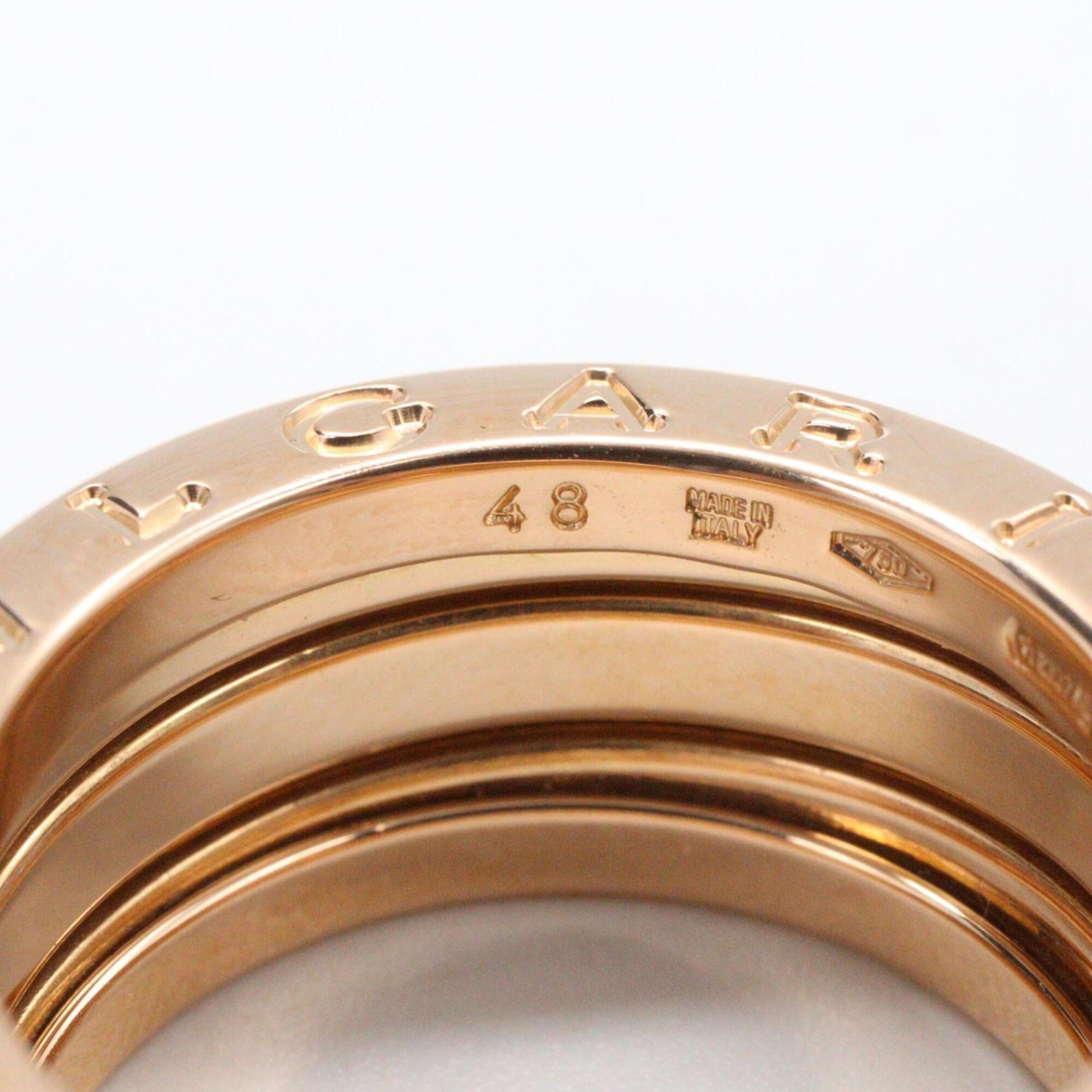 Bvlgari Gold Pink Gold (18K) Band Ring (Pre-Owned)