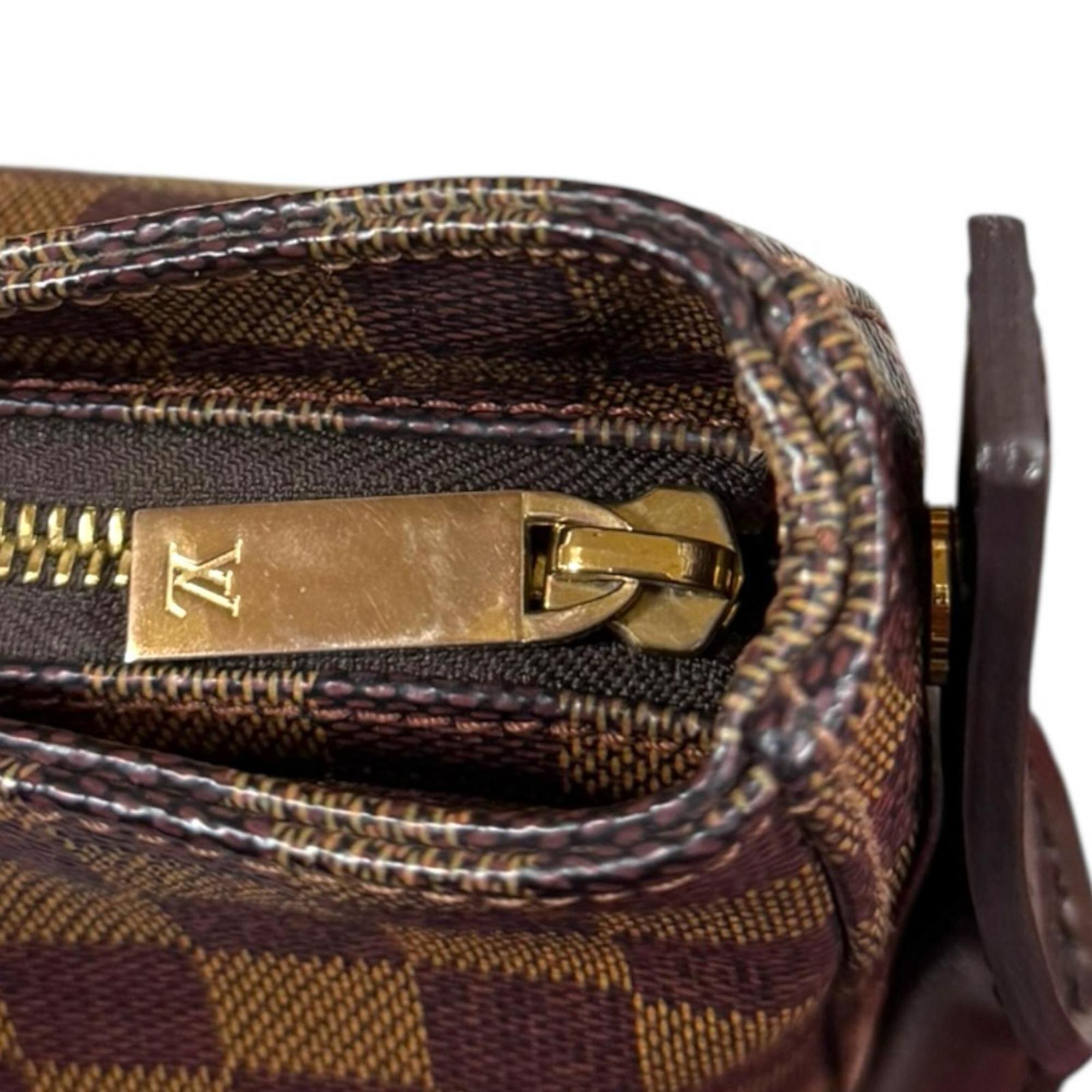 Louis Vuitton Damier Brown Damier Canvas Or Damier Canvas Shoulder Bag (Pre-Owned)