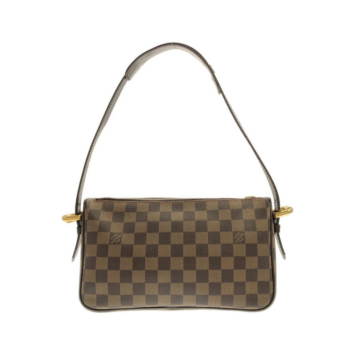 Louis Vuitton Brown Coated Canvas Shoulder Bag (Pre-Owned)