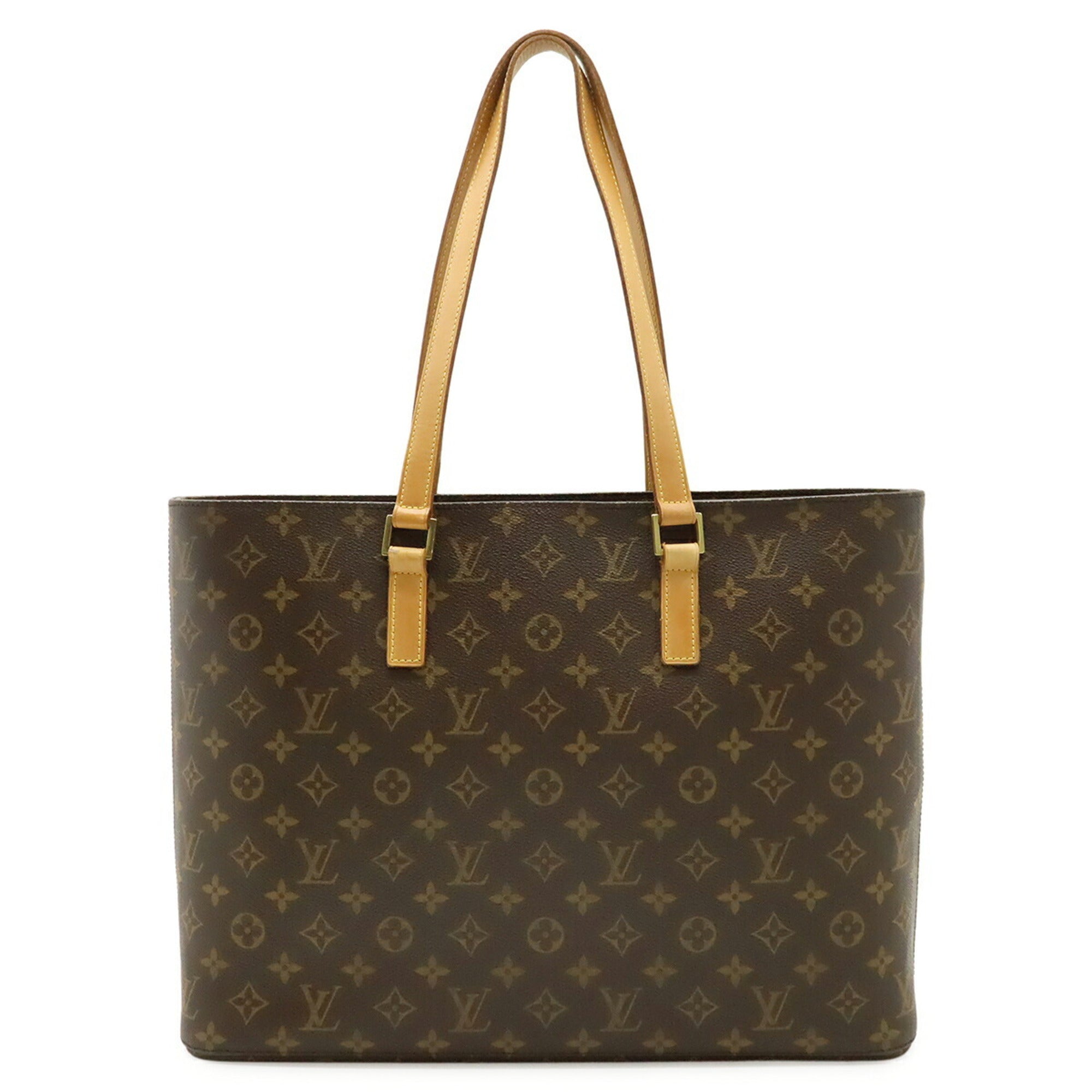 Louis Vuitton Brown Monogram Shoulder Bag Tote Bag (Pre-Owned)