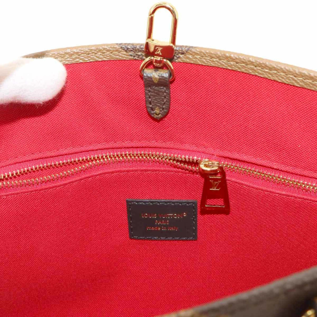 Louis Vuitton Monogram Monogram Reverse Monogram Canvas Monogram Reverse Handbag (Pre-Owned)