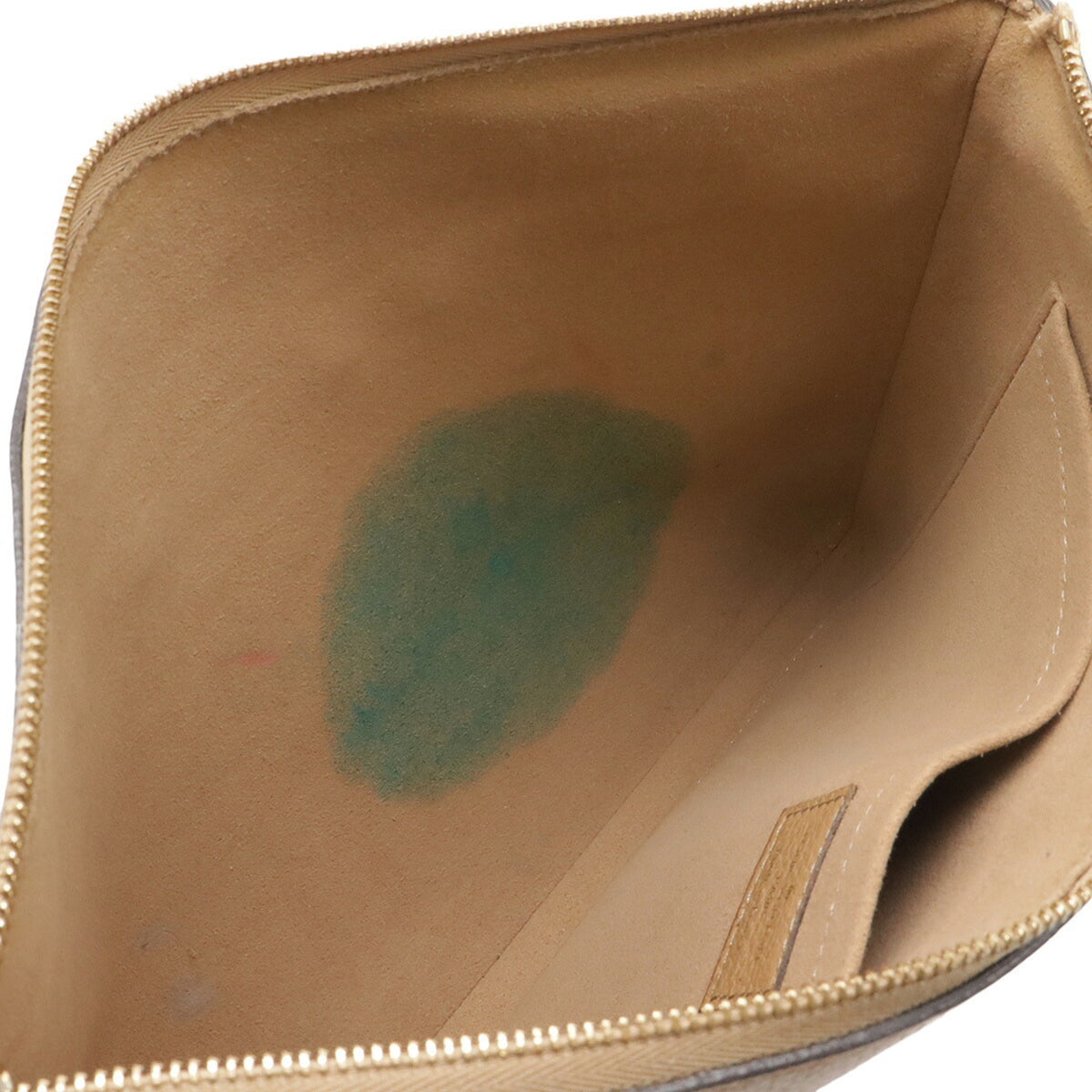 Louis Vuitton Beige Monogram Clutch Bag Pouch (Pre-Owned)