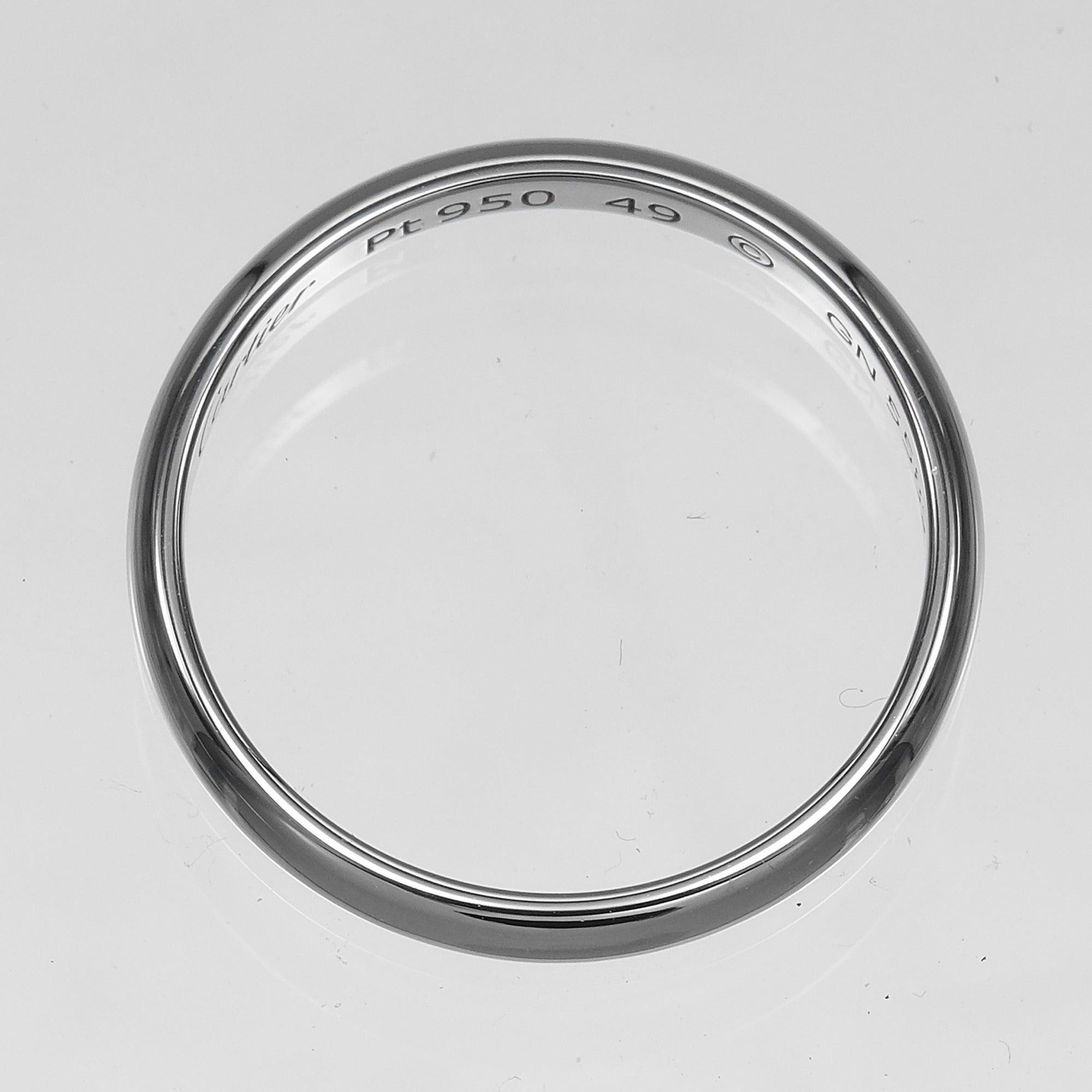 Cartier Platinum 950 Band Ring (Pre-Owned)