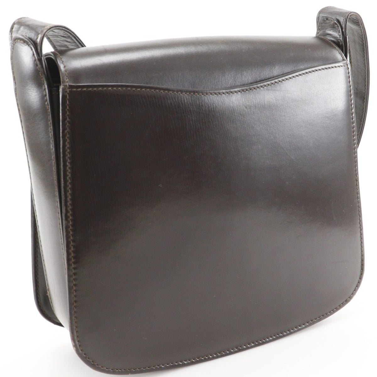 Gucci Brown Leather Shoulder Bag (Pre-Owned)
