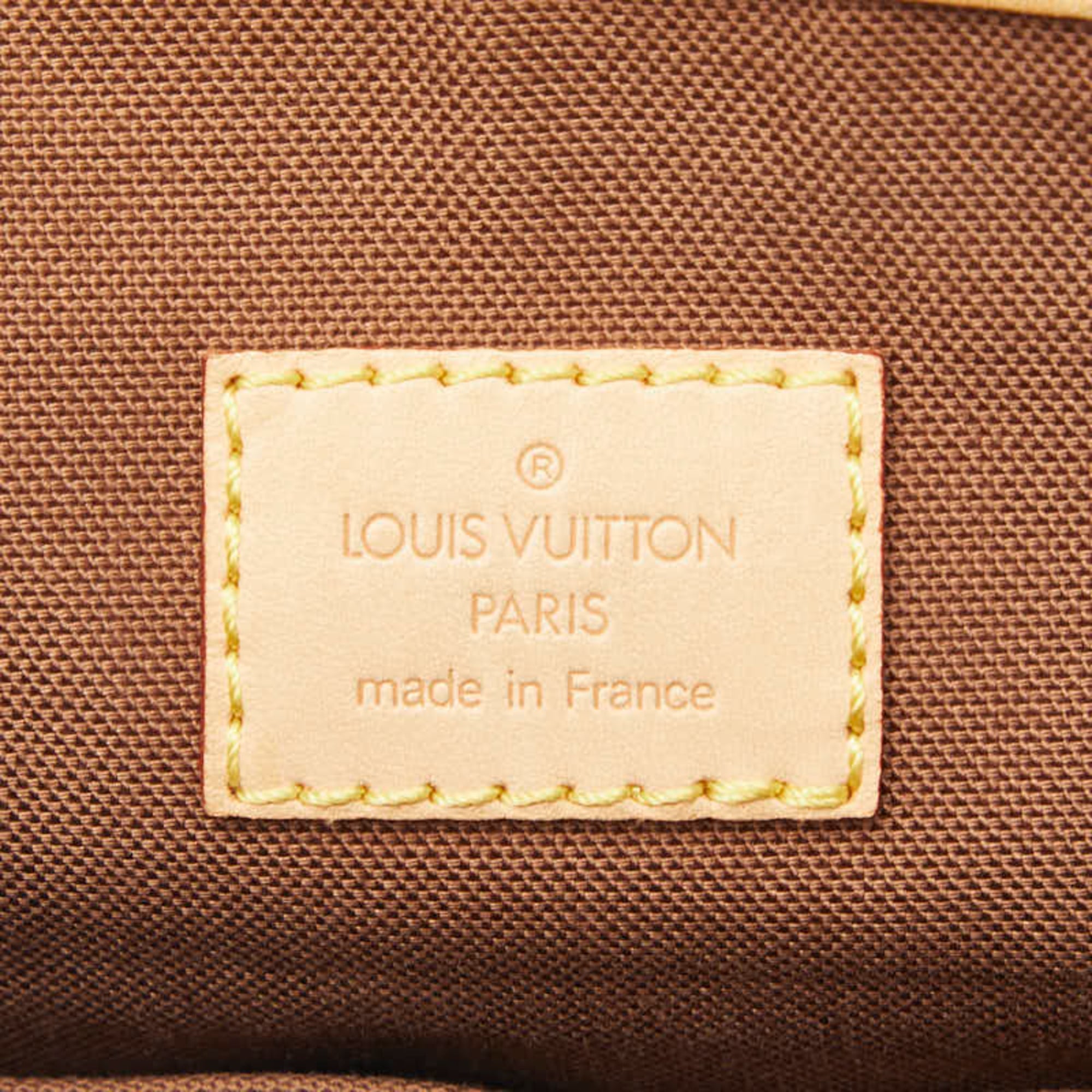 Louis Vuitton Brown Pvc Leather Handbag (Pre-Owned)