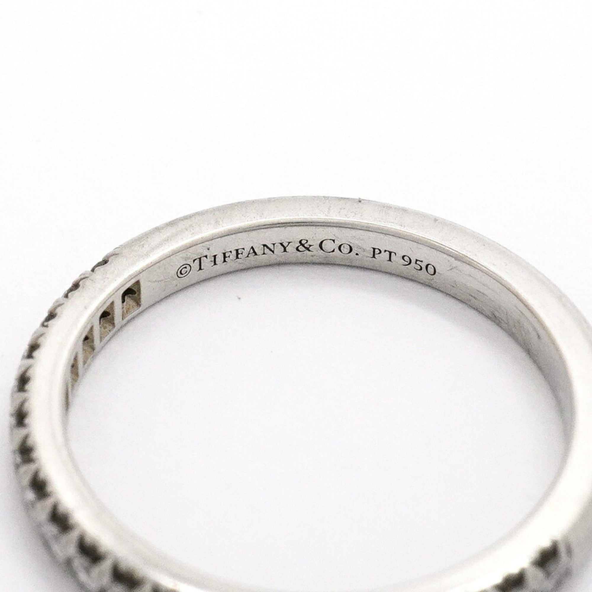 Tiffany Platinum 950 Band Ring (Pre-Owned)
