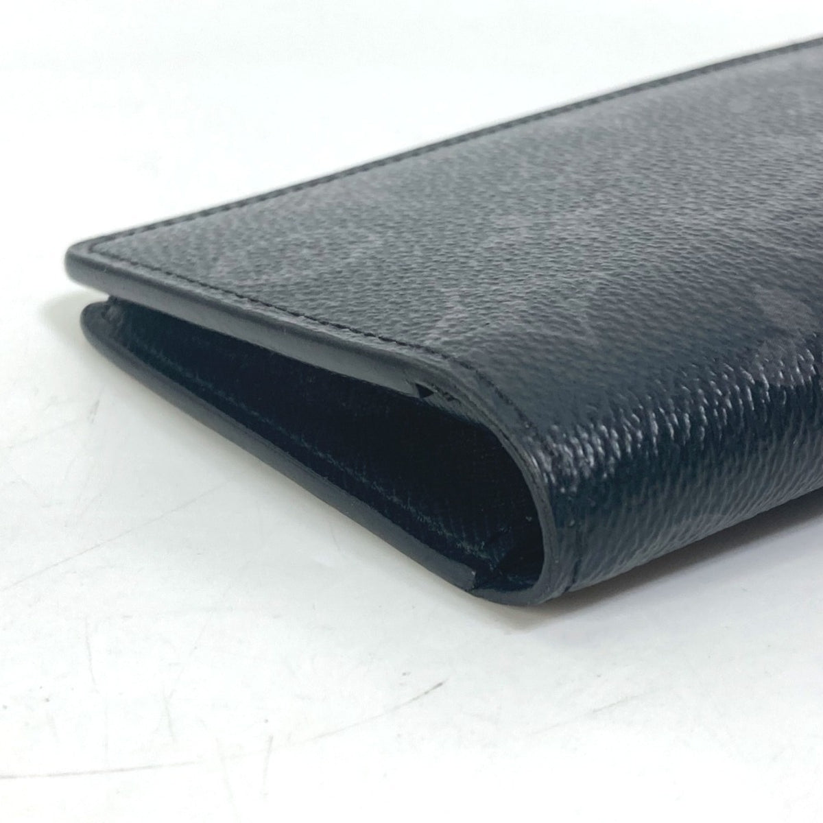 Louis Vuitton Monogram Eclipse Black Monogram Eclipse Long Wallet (Bi-Fold) (Pre-Owned)
