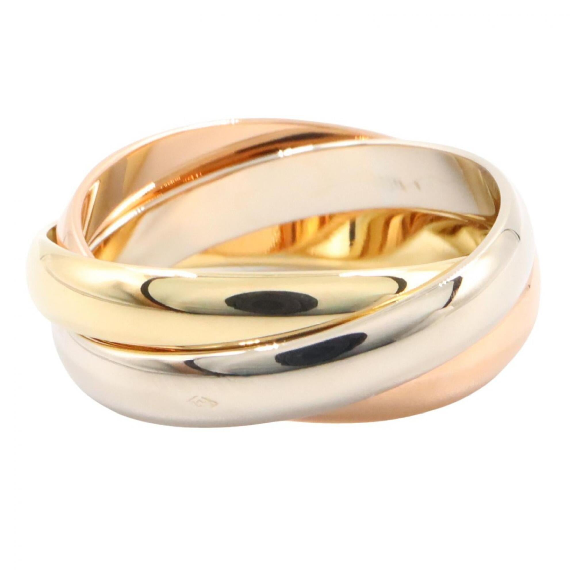 Cartier Gold Silver Yellow Gold (18K) Pink Gold (18K) White Gold (18K) Band Ring (Pre-Owned)