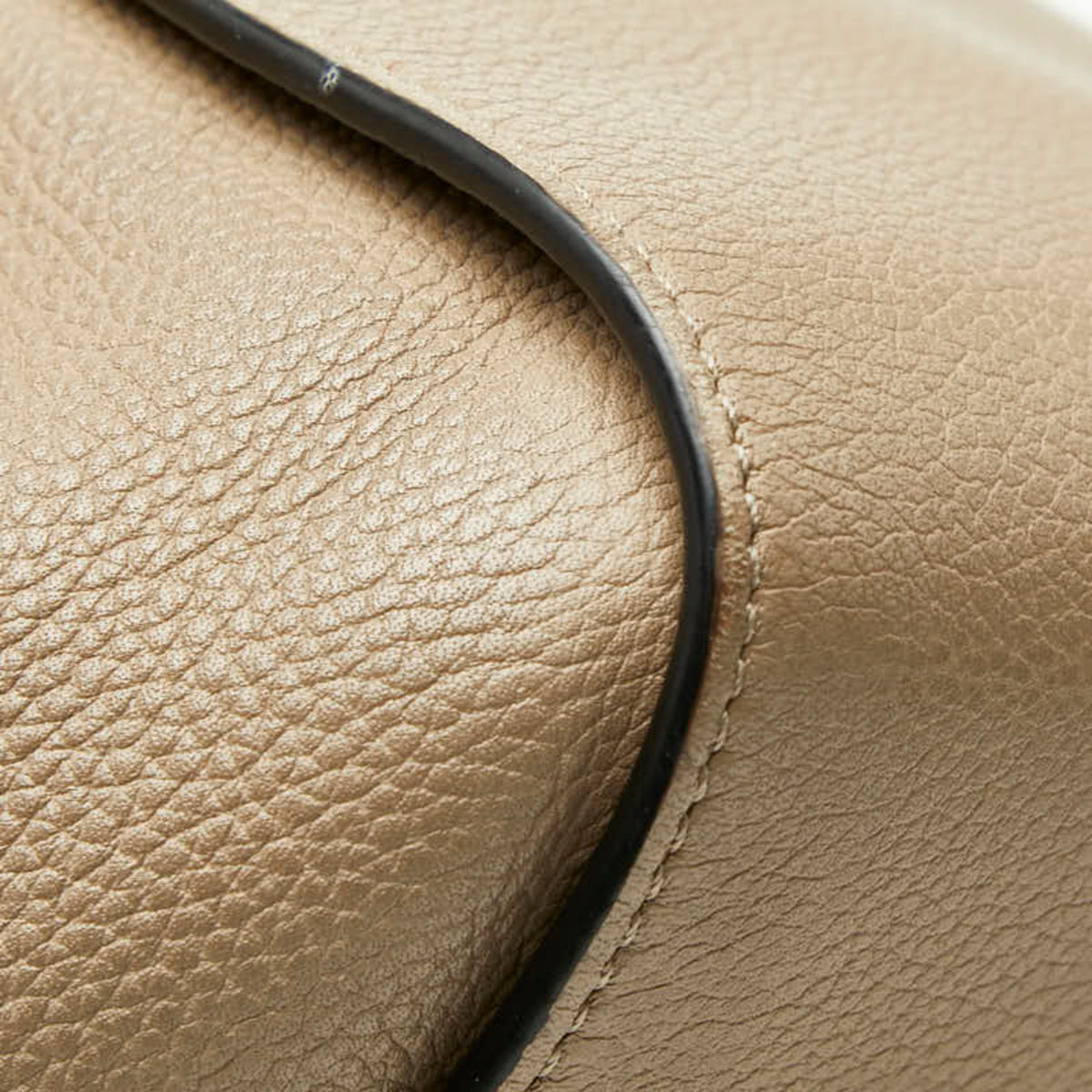 Loewe Beige Leather Handbag Shoulder Bag (Pre-Owned)