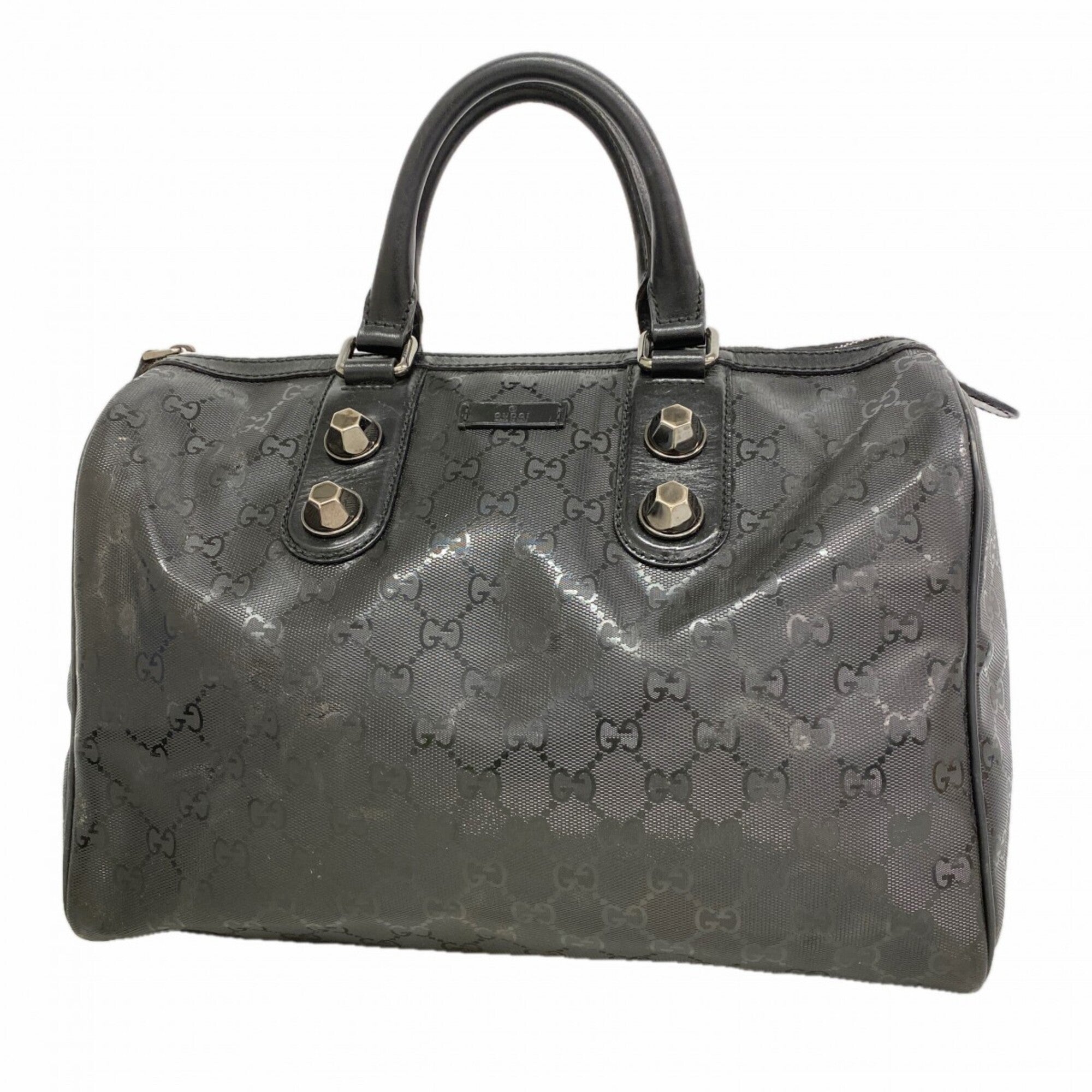 Gucci Black Pvc Handbag (Pre-Owned)
