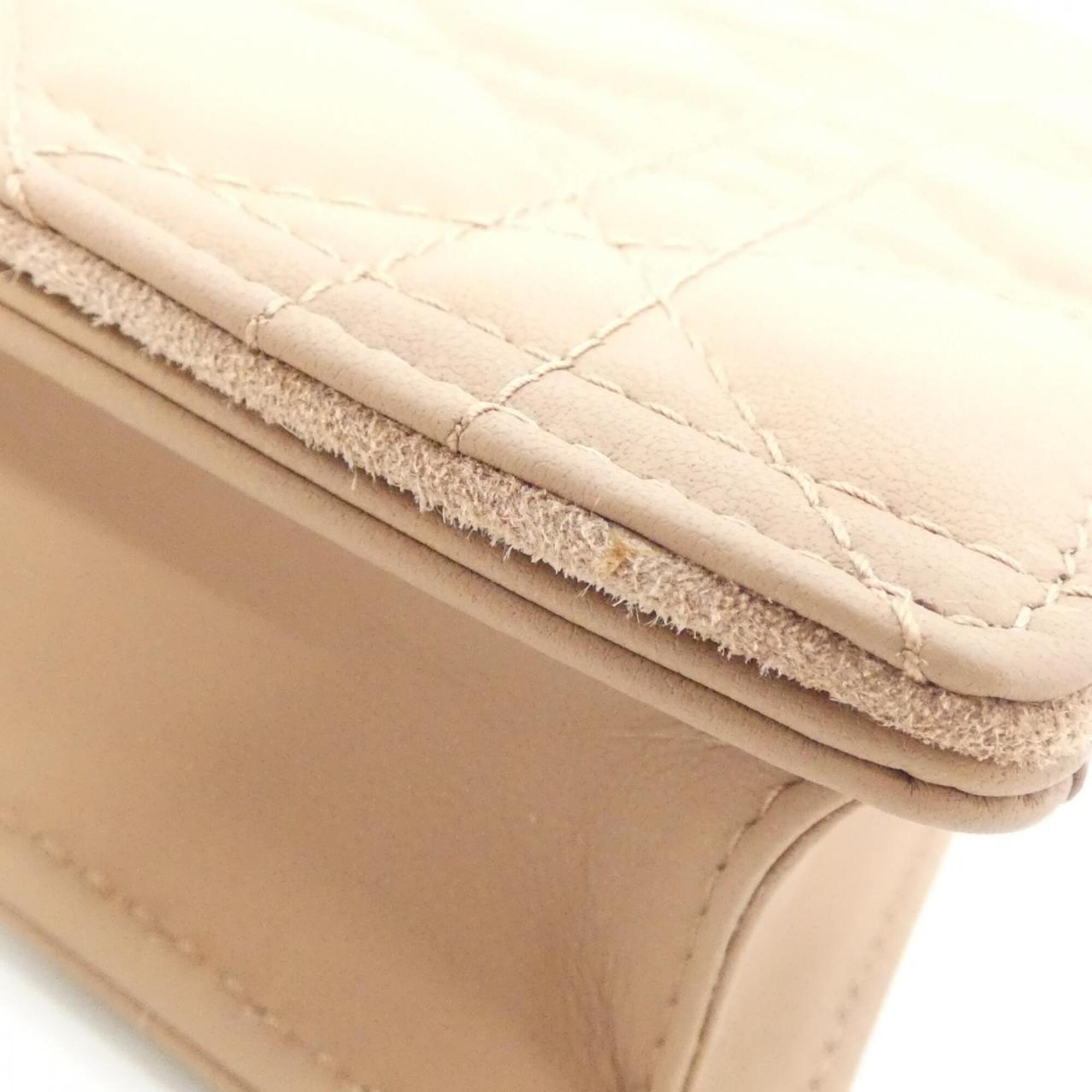Christian Dior Lady Dior Pink Beige Handbag (Pre-Owned)
