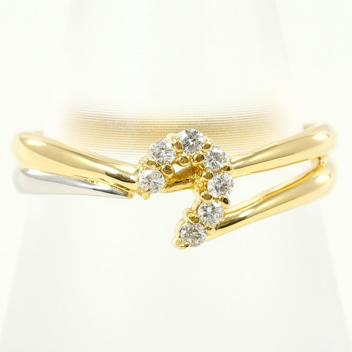 Unbranded Platinum Yellow Gold Yellow Gold (18K) Platinum 900 Band Ring (Pre-Owned)