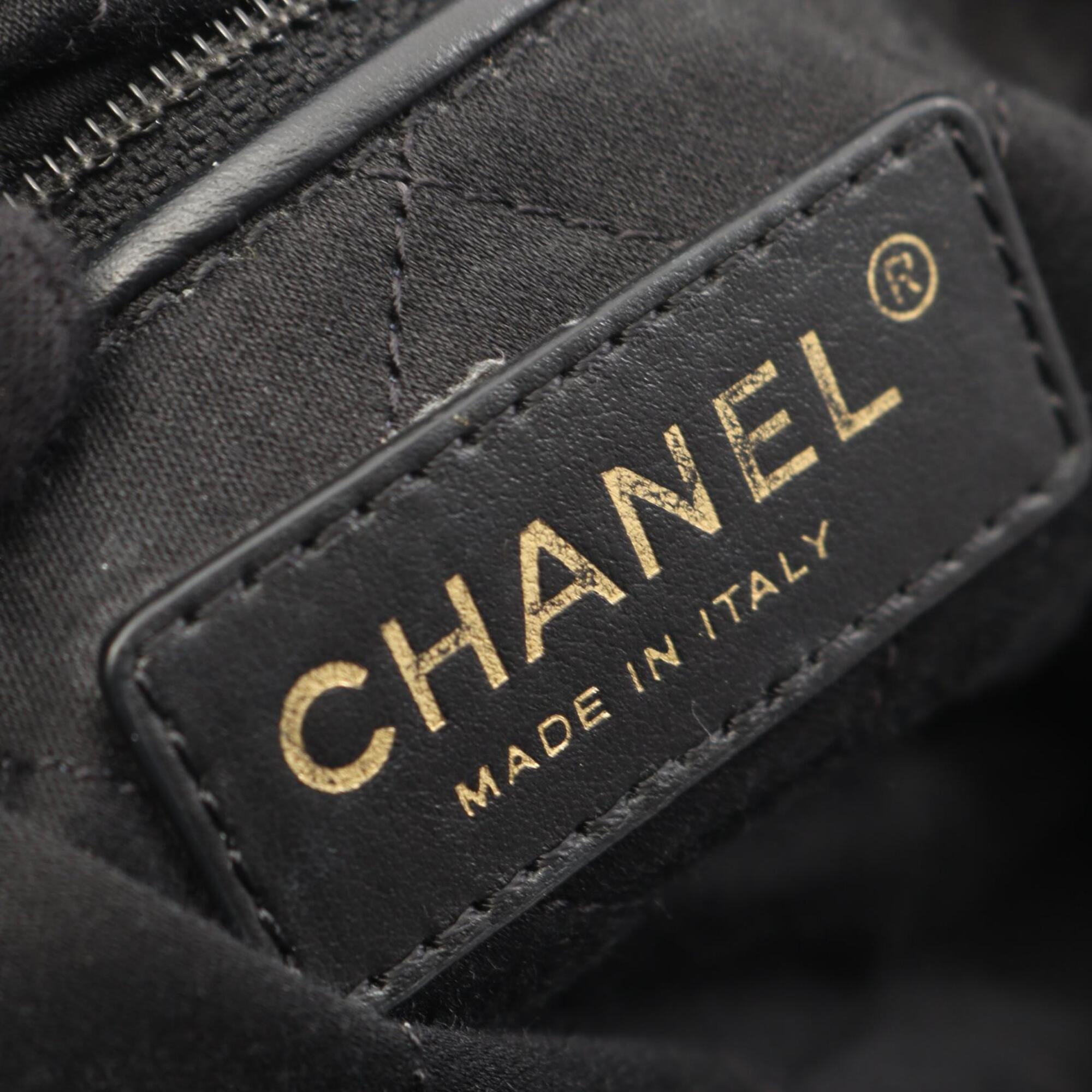 Chanel Black Leather Backpack (Pre-Owned)