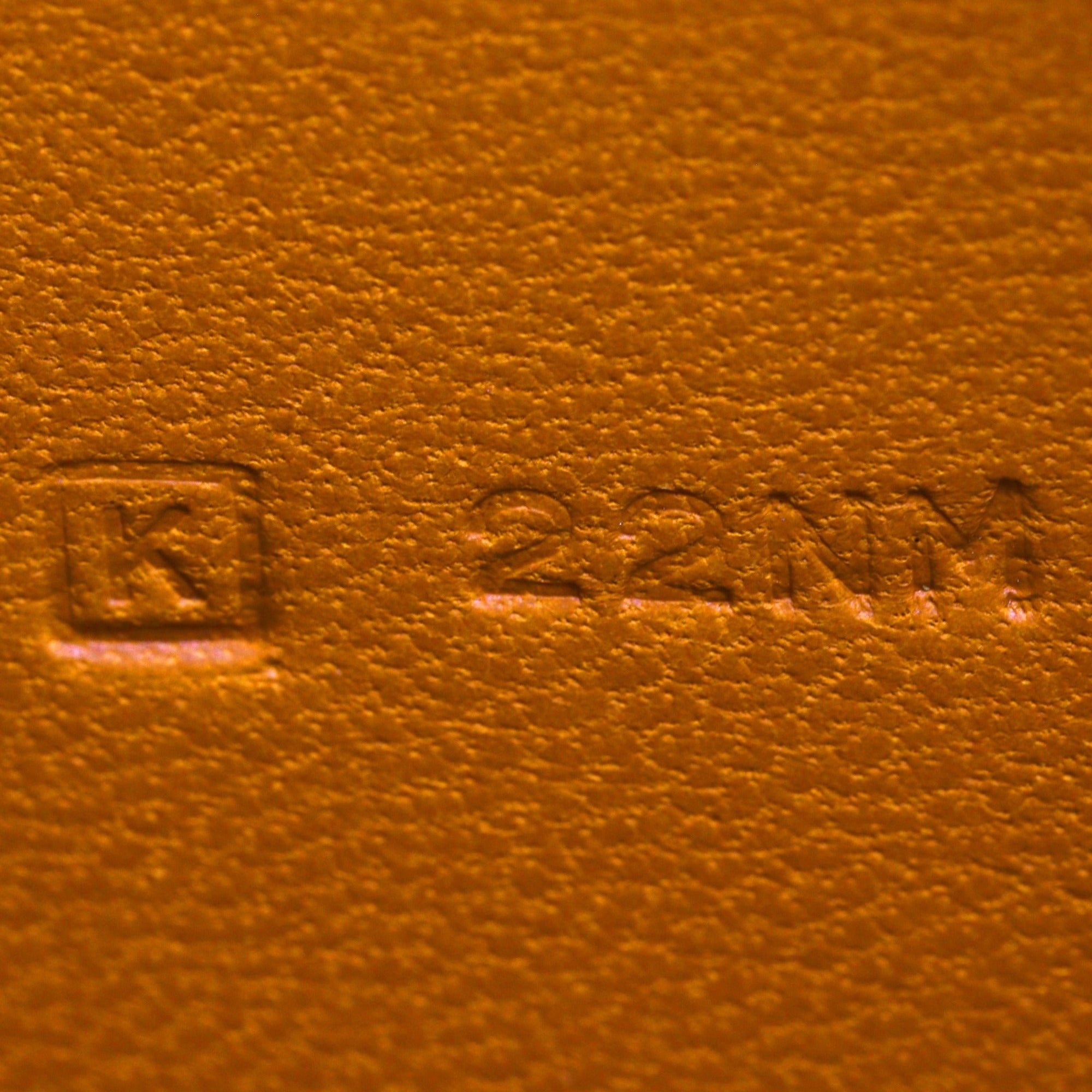 Hermes Brown Togo Leather Long Wallet (Bi-Fold) (Pre-Owned)