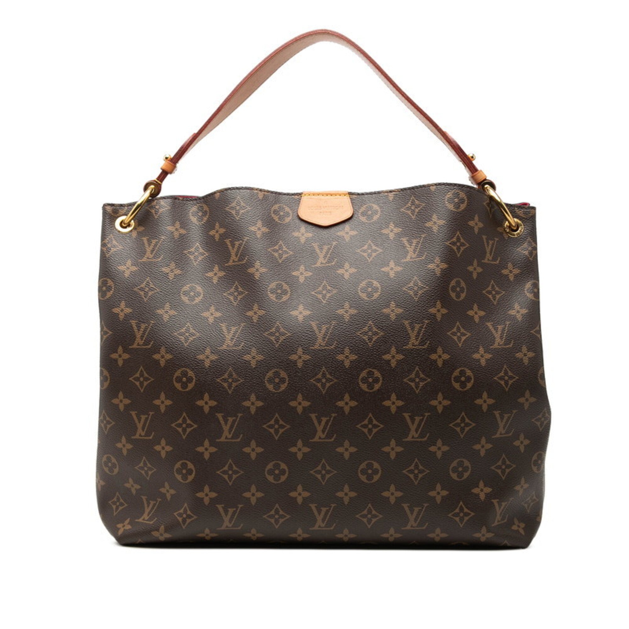 Louis Vuitton Brown Pvc Leather Shoulder Bag (Pre-Owned)
