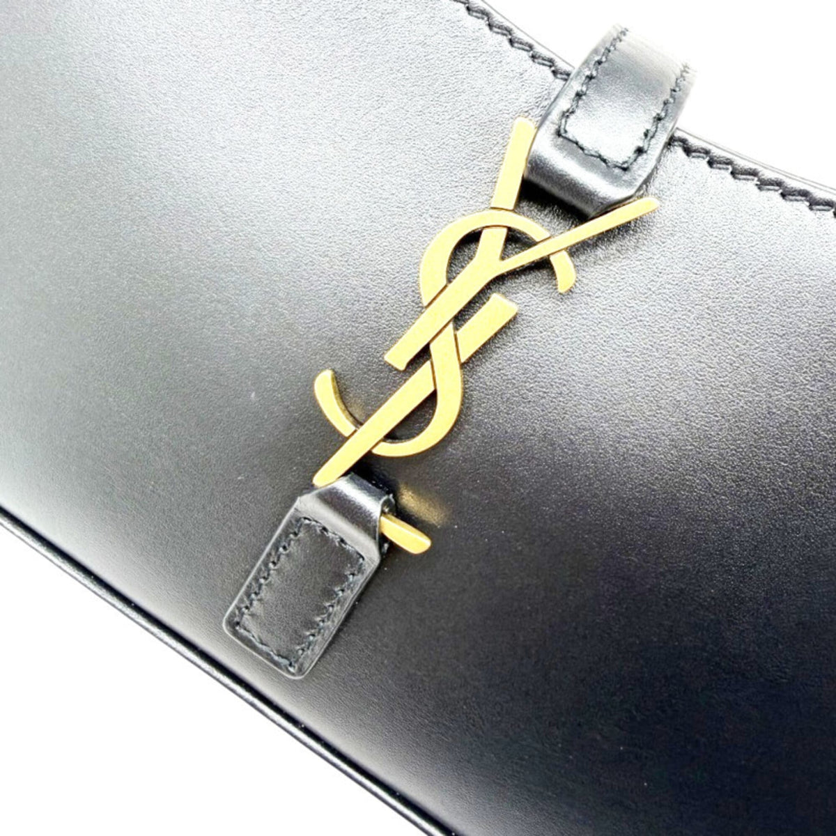 Saint Laurent Black Leather Handbag (Pre-Owned)