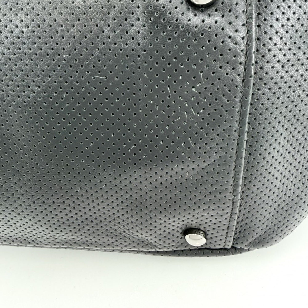 Chanel Black Leather Handbag Shoulder Bag (Pre-Owned)