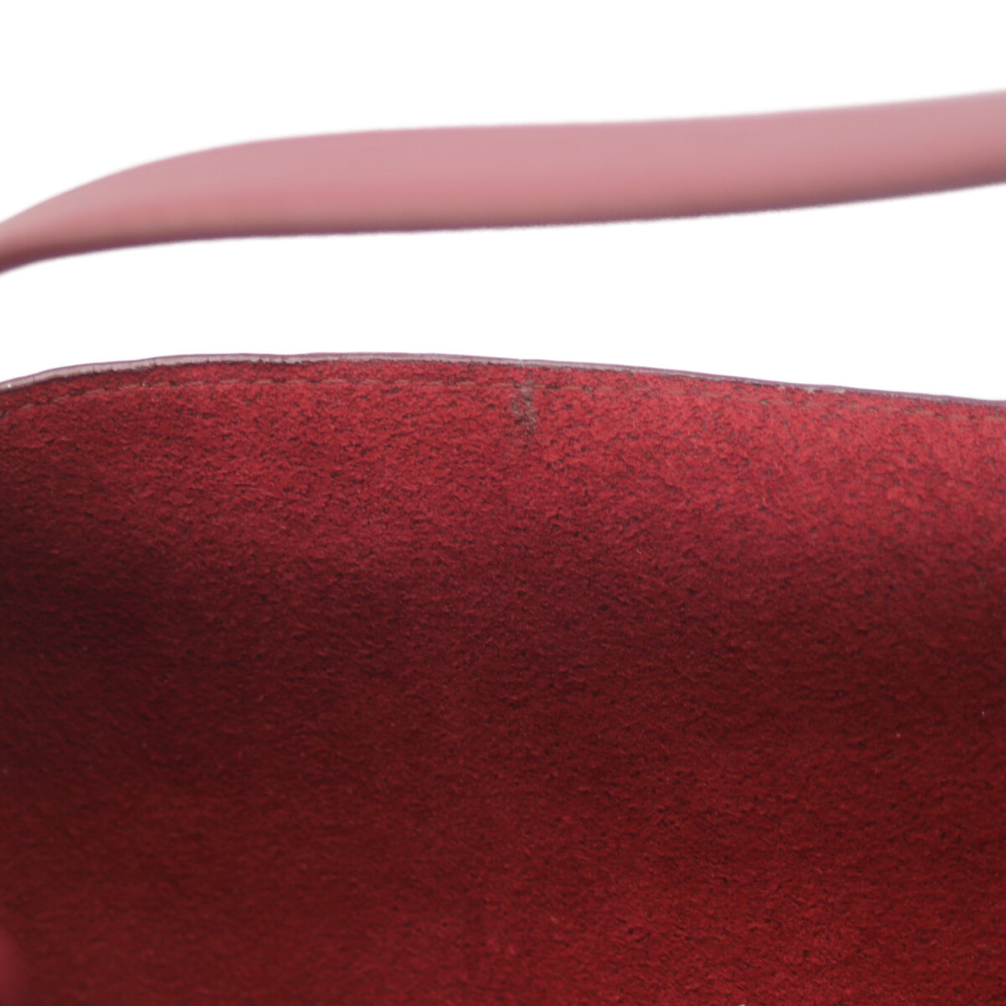 Louis Vuitton Bordeaux Brown Monogram Pouch Shoulder Bag (Pre-Owned)