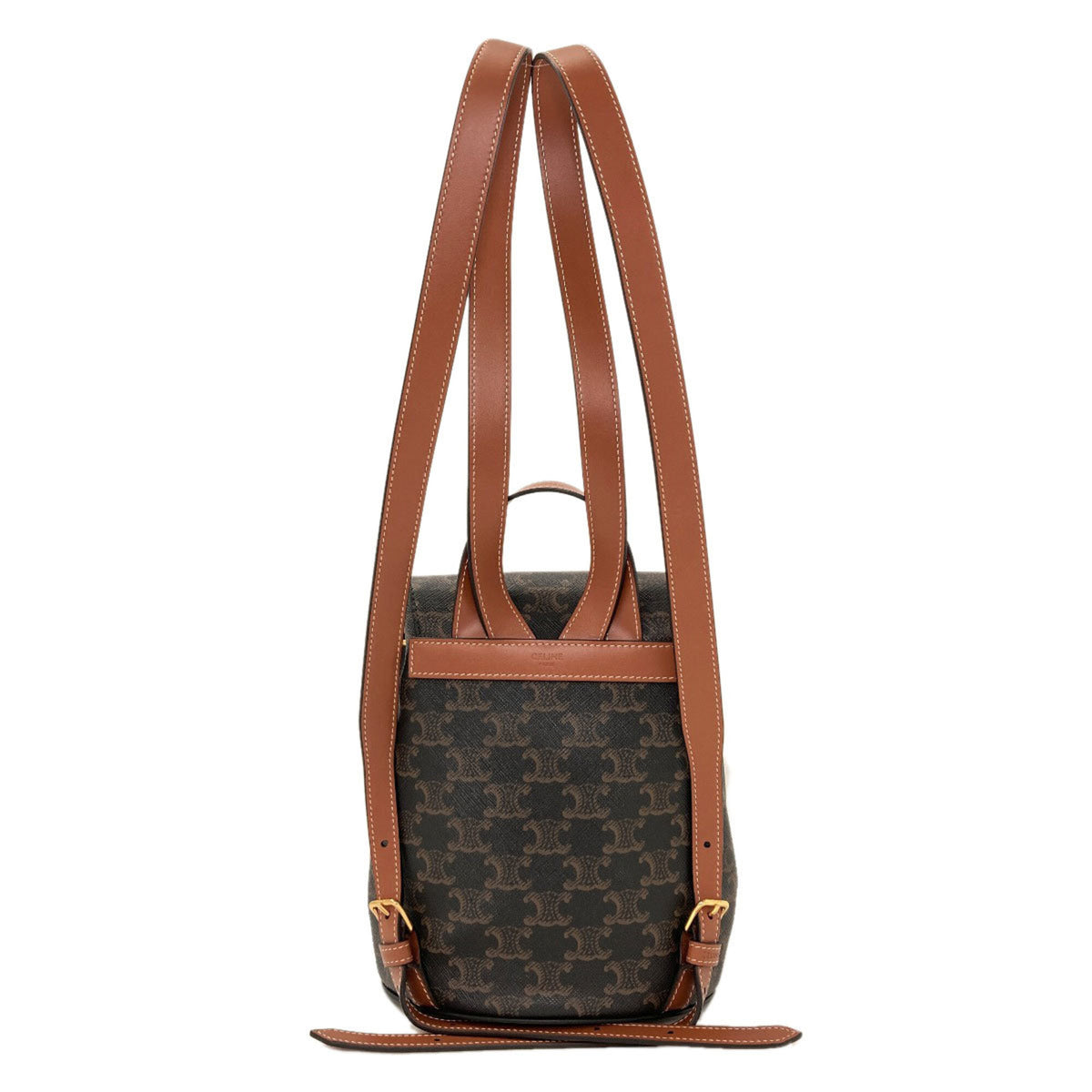 Celine Dark Brown Pvc Backpack (Pre-Owned)