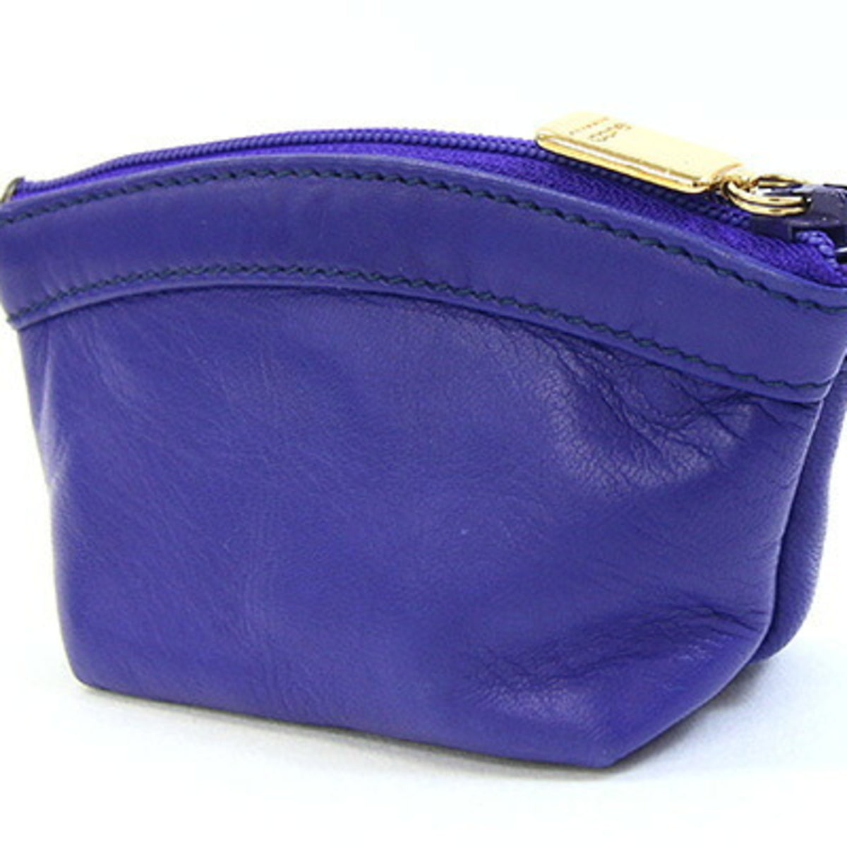 Gucci Blue Leather Coin Purse/Coin Case (Pre-Owned)
