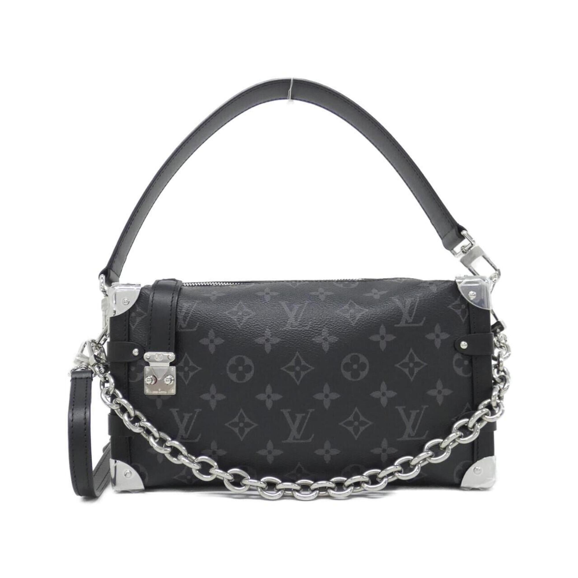 Louis Vuitton Black Coated Canvas Shoulder Bag (Pre-Owned)