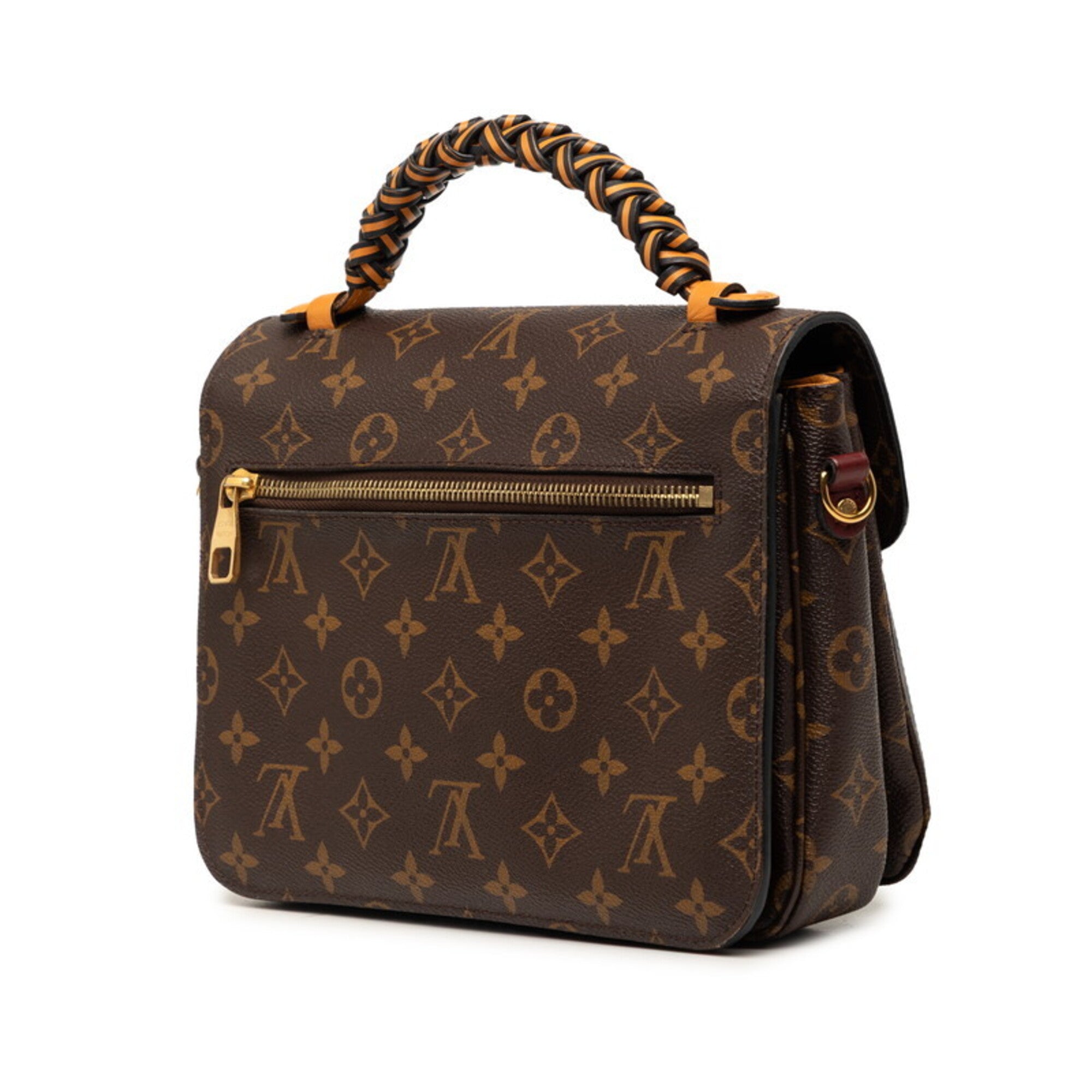 Louis Vuitton Brown Multi-Color Pvc Leather Handbag Pochette Shoulder Bag (Pre-Owned)