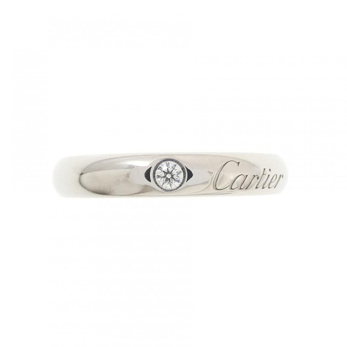 Cartier Platinum 950 Band Ring (Pre-Owned)
