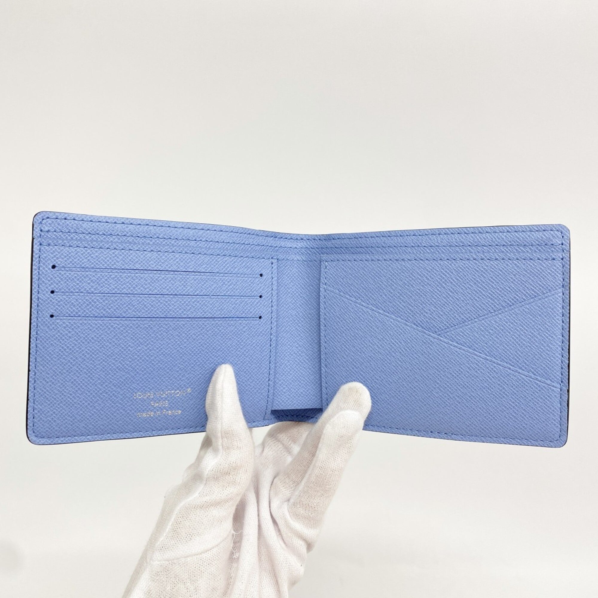 Louis Vuitton Sky Blue Wallet (Bi-Fold) (Pre-Owned)