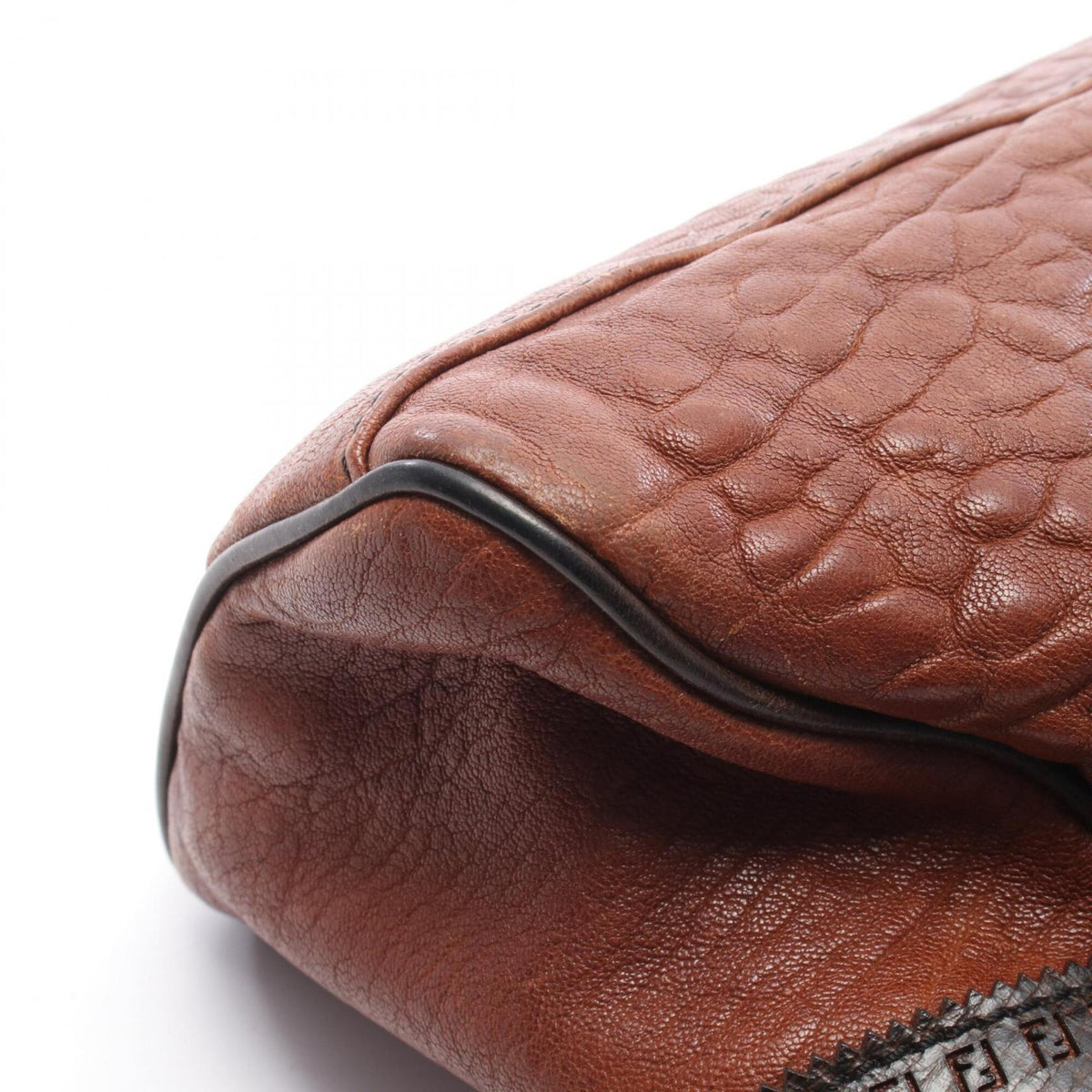 Fendi Brown Leather Handbag (Pre-Owned)